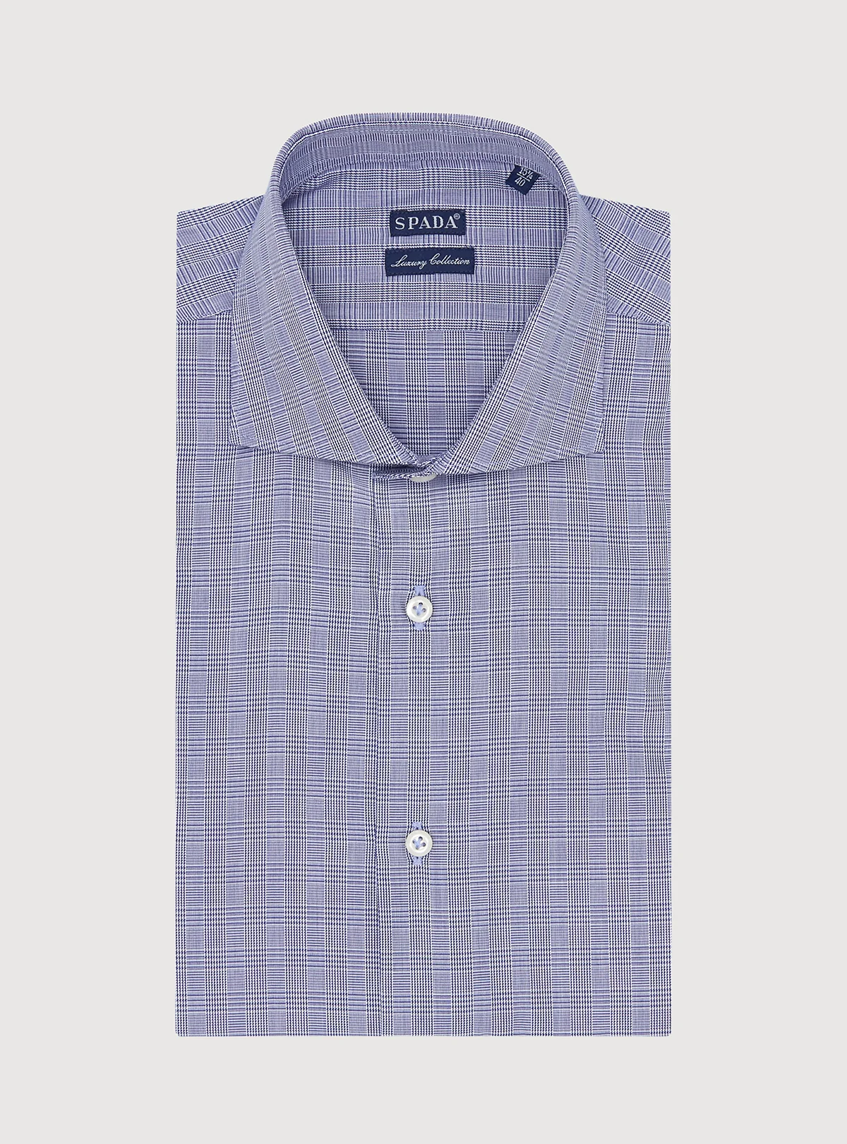 Camicia in cotone Principe di Galles