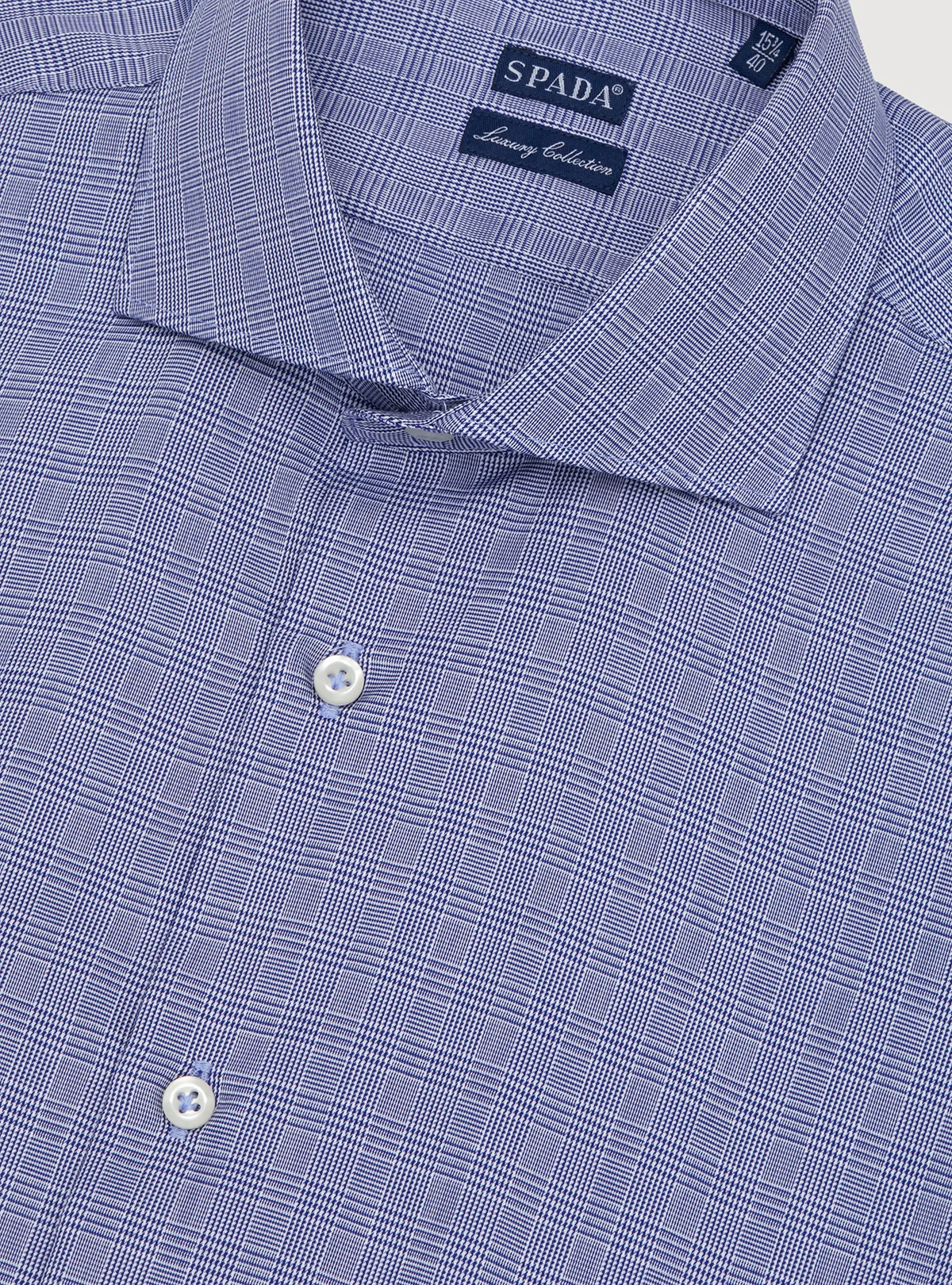 Camicia in cotone Principe di Galles - Image 2