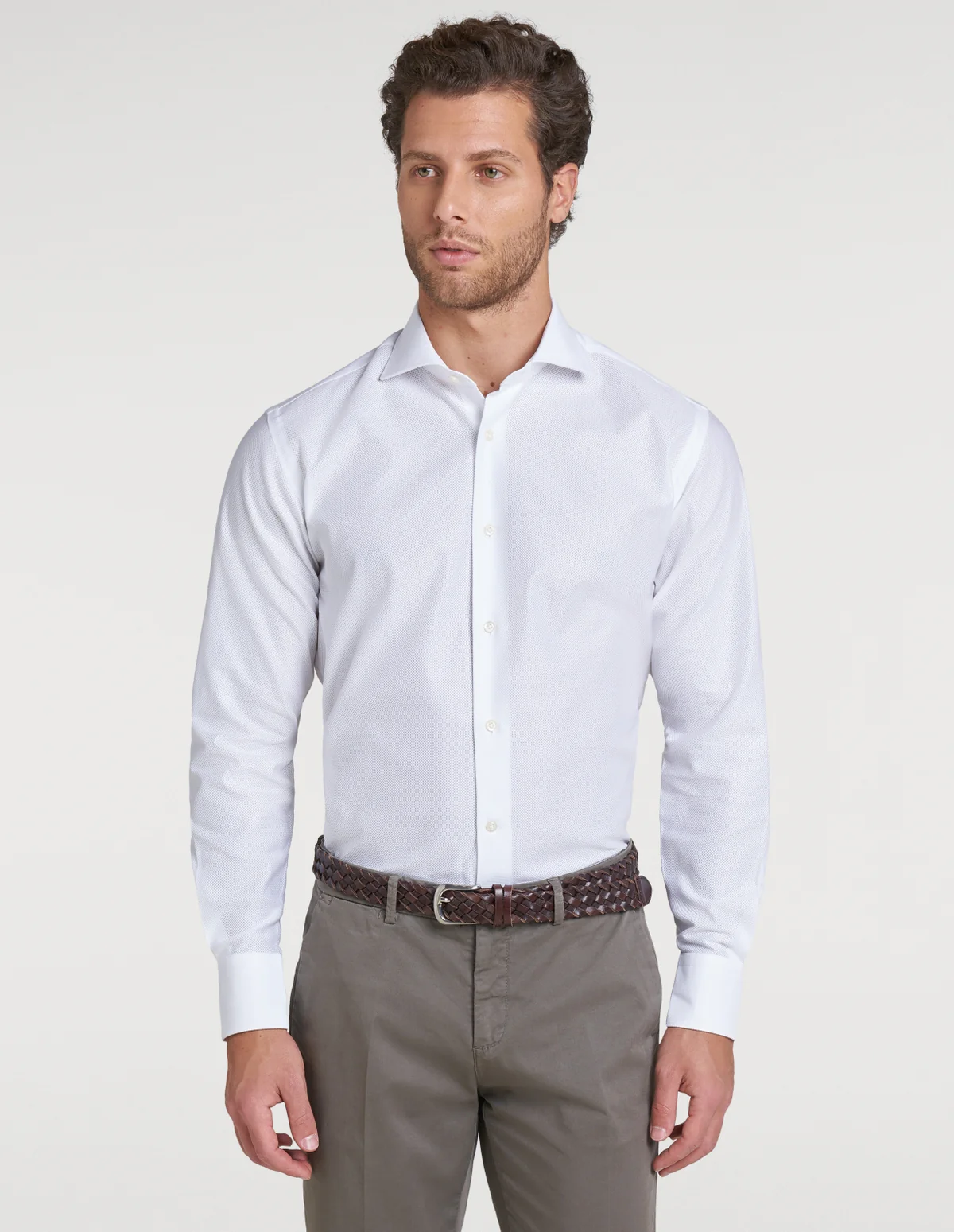 Camicia in cotone cellulare - Image 2