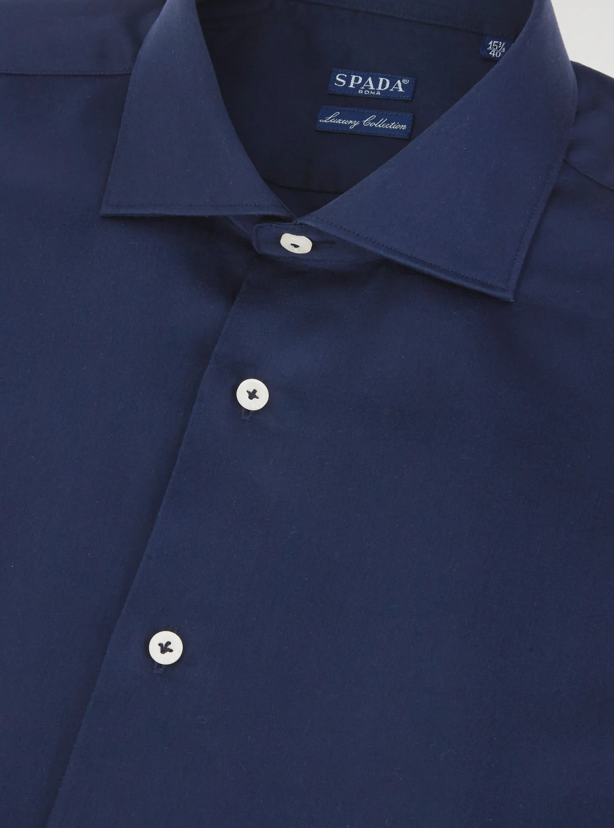 Camicia in cotone tinta unita - Image 3