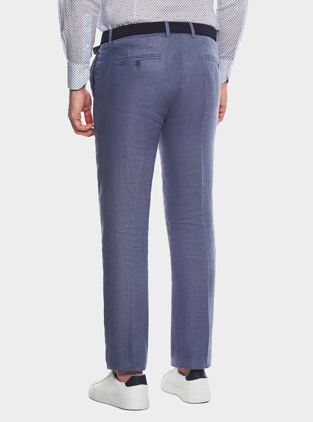 Pantalone in puro lino stone wash - Image 3