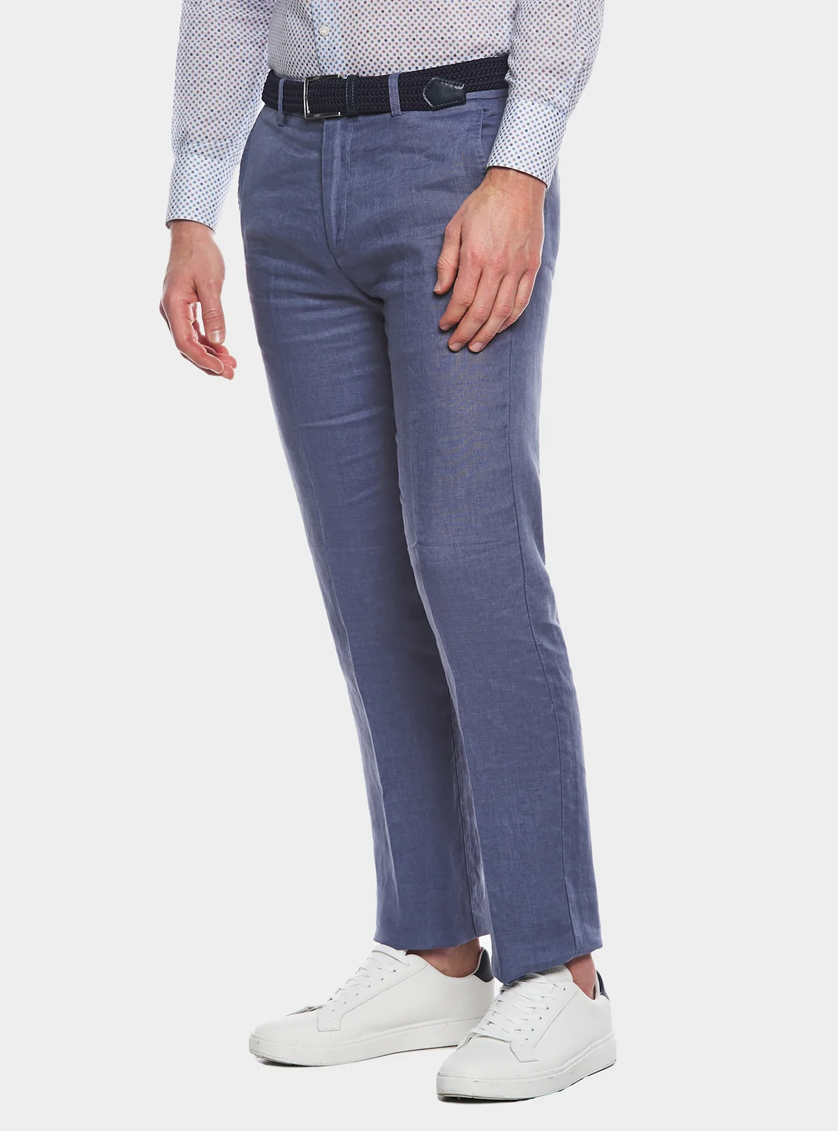 Pantalone in puro lino stone wash - Image 4