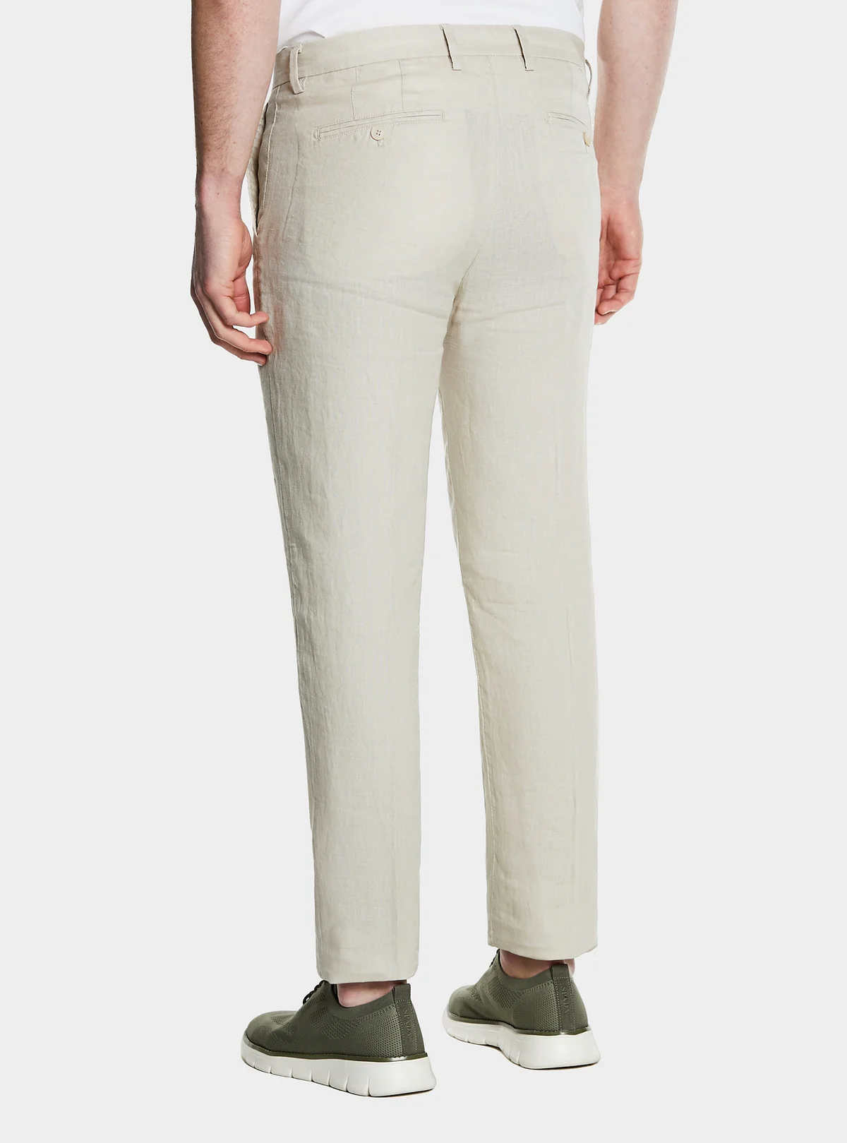 Pantalone in puro lino stone wash - Image 3