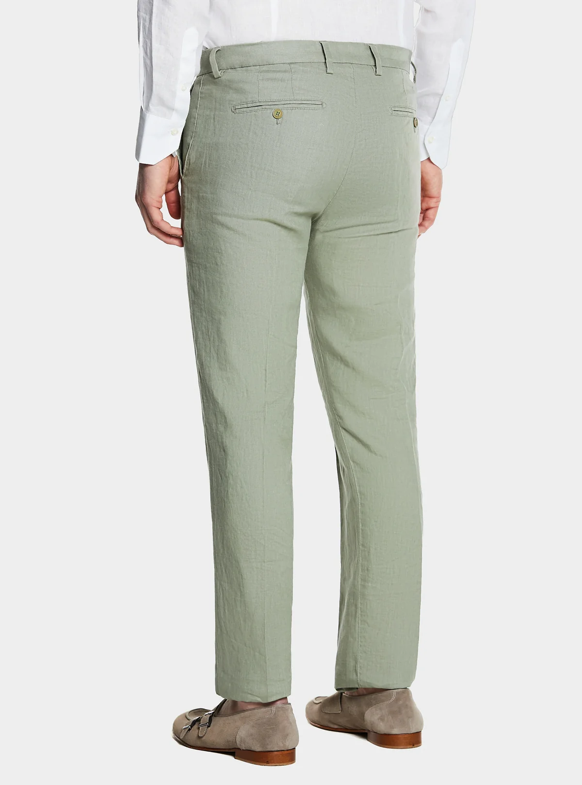 Pantalone in puro lino stone wash - Image 3