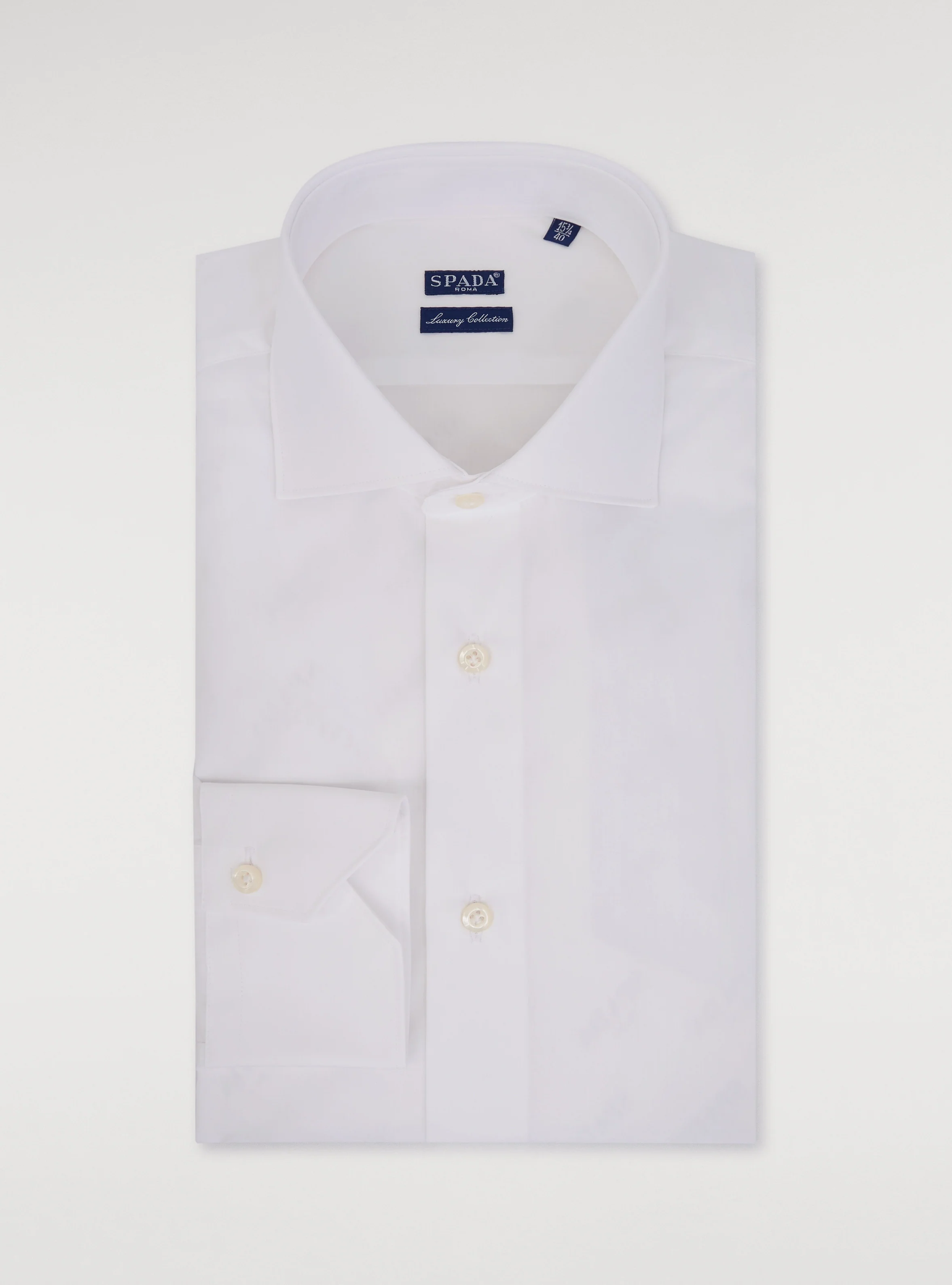 Camicia in cotone tinta unita