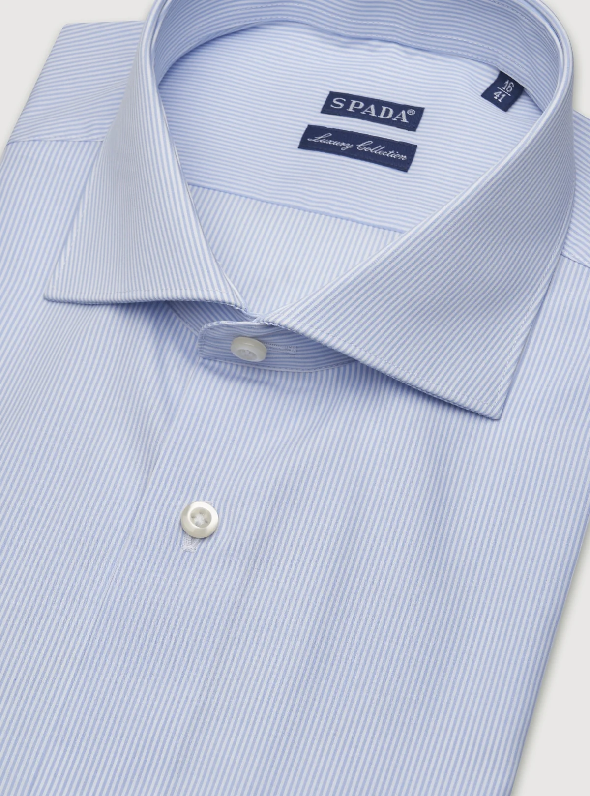 Camicia in cotone a righe strette - Image 2