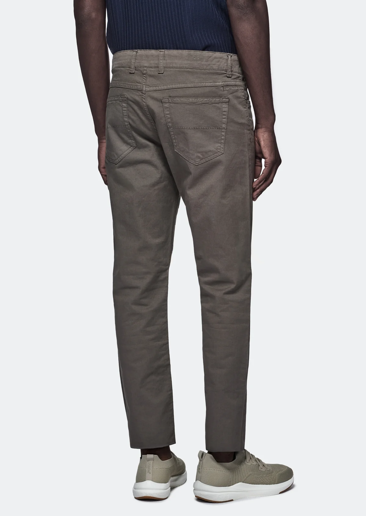 Pantalone cinque tasche in gabardine - Image 3