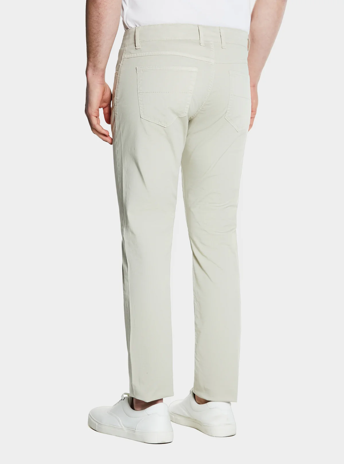 Pantalone cinque tasche in gabardine - Image 3