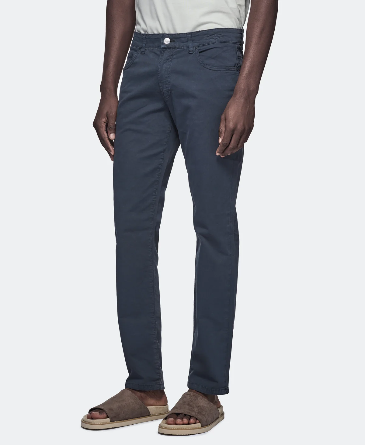 Pantalone cinque tasche in gabardine - Image 4