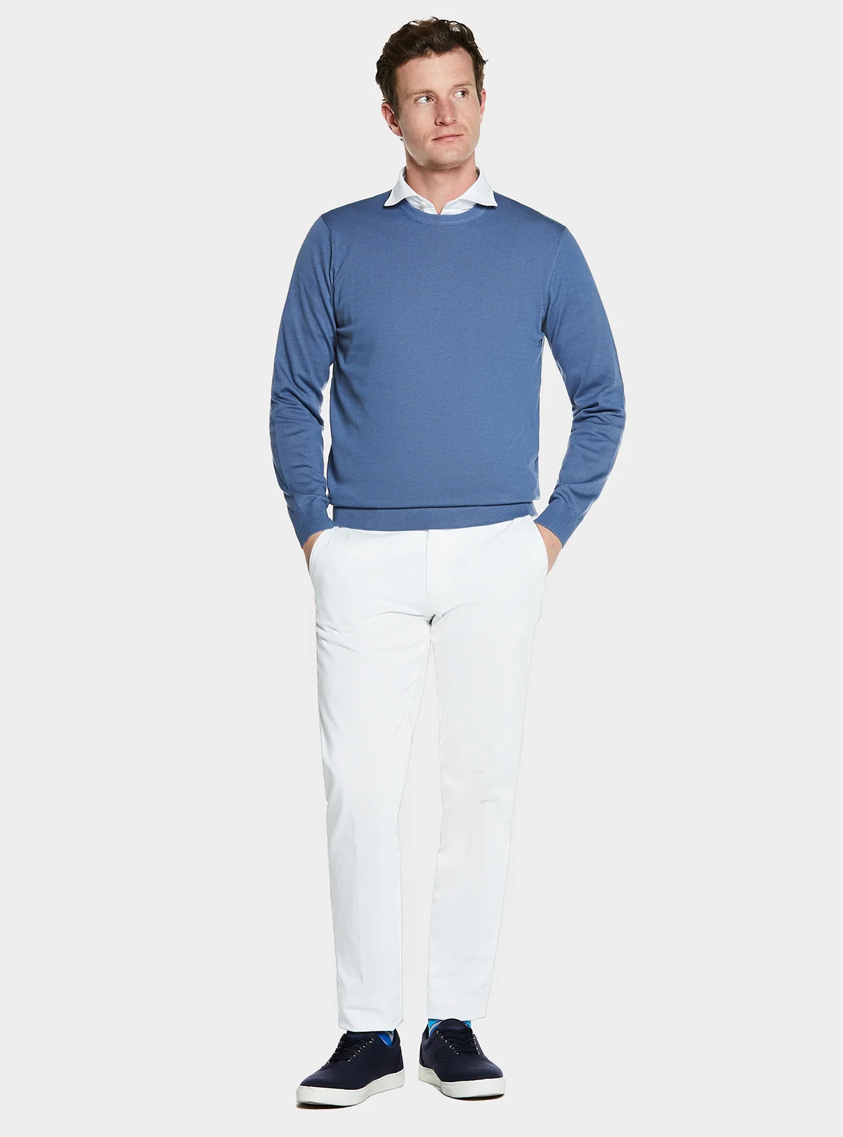 Maglia girocollo in puro cotone - Image 3