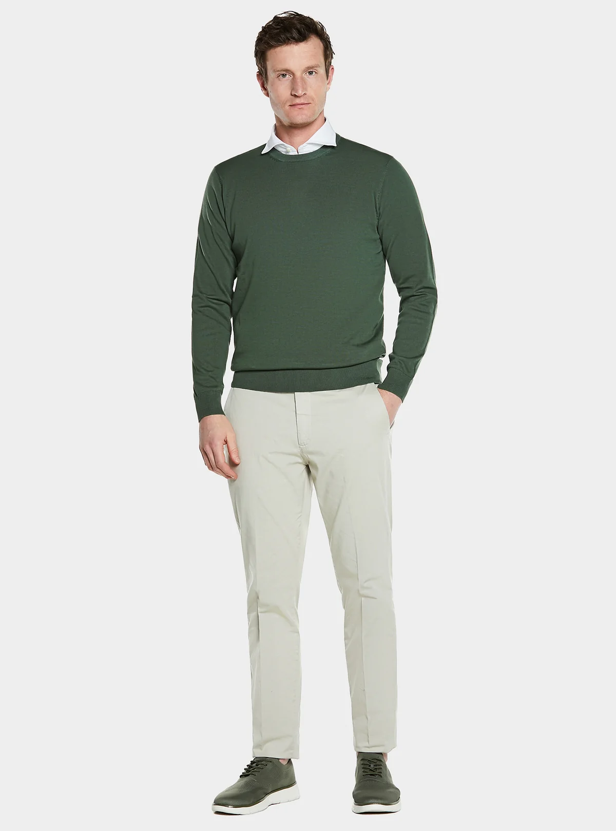 Maglia girocollo in puro cotone - Image 3
