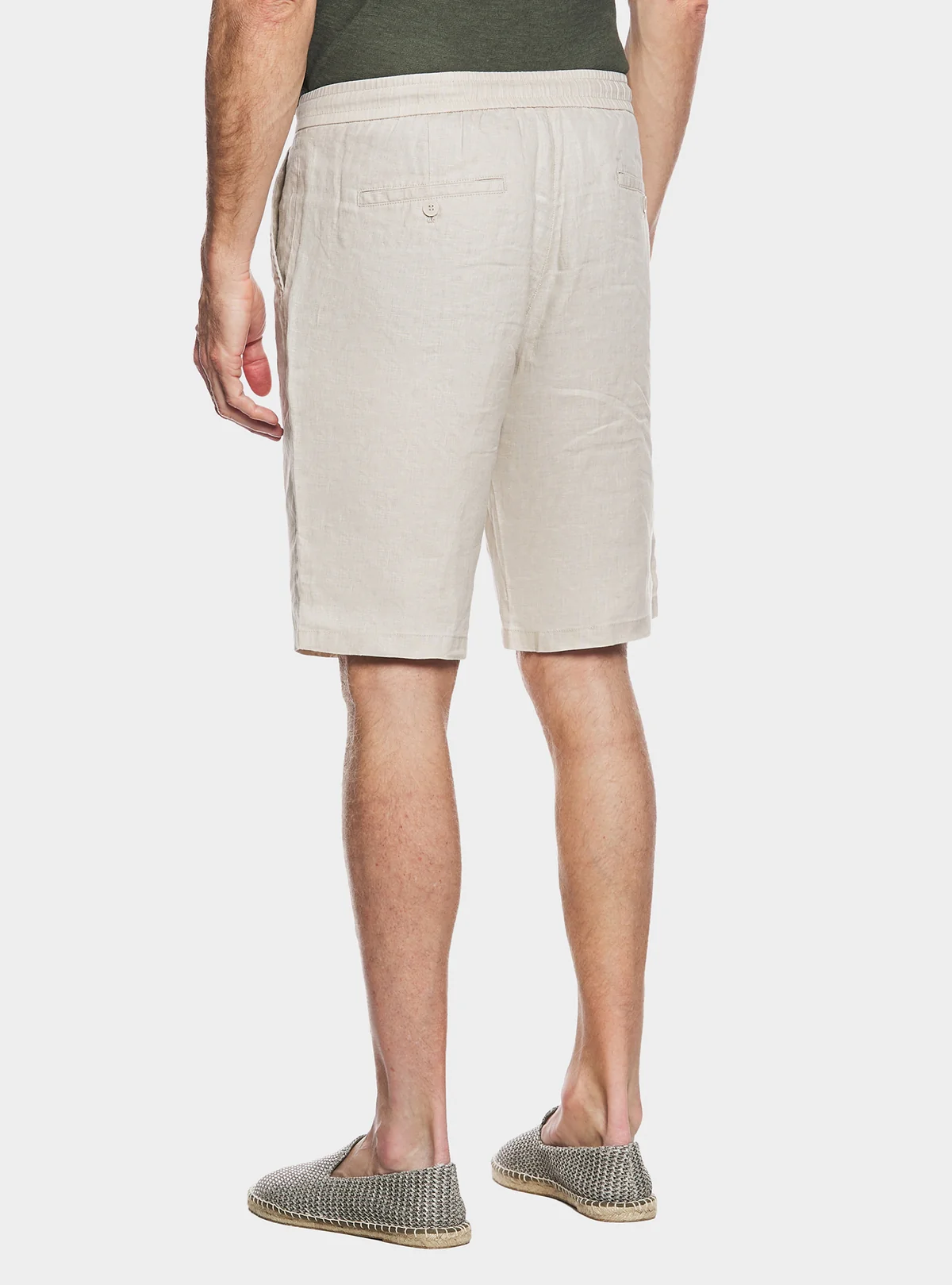 Bermuda in lino con coulisse - Image 3
