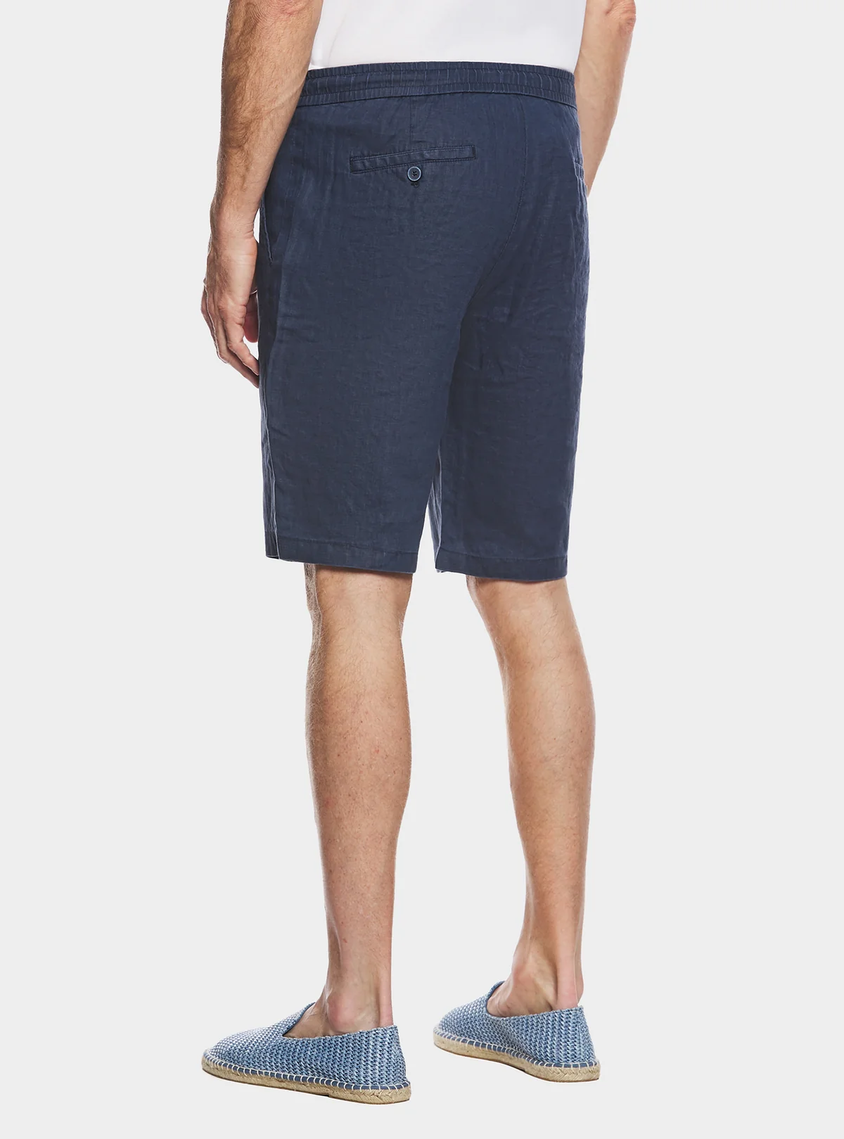 Bermuda in lino con coulisse - Image 3