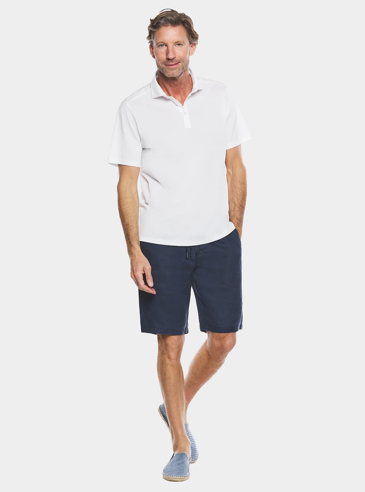 Bermuda in lino con coulisse - Image 4