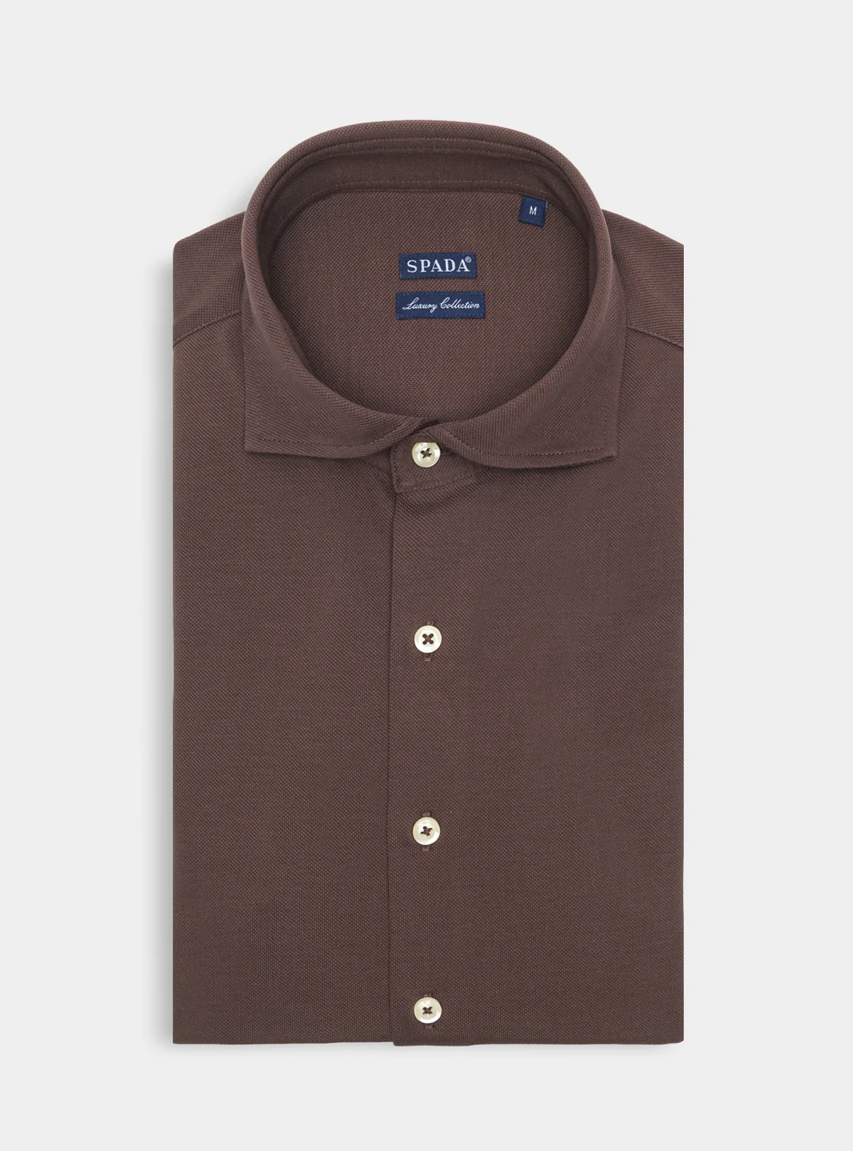 Polo camicia in cotone piquet. - Image 4