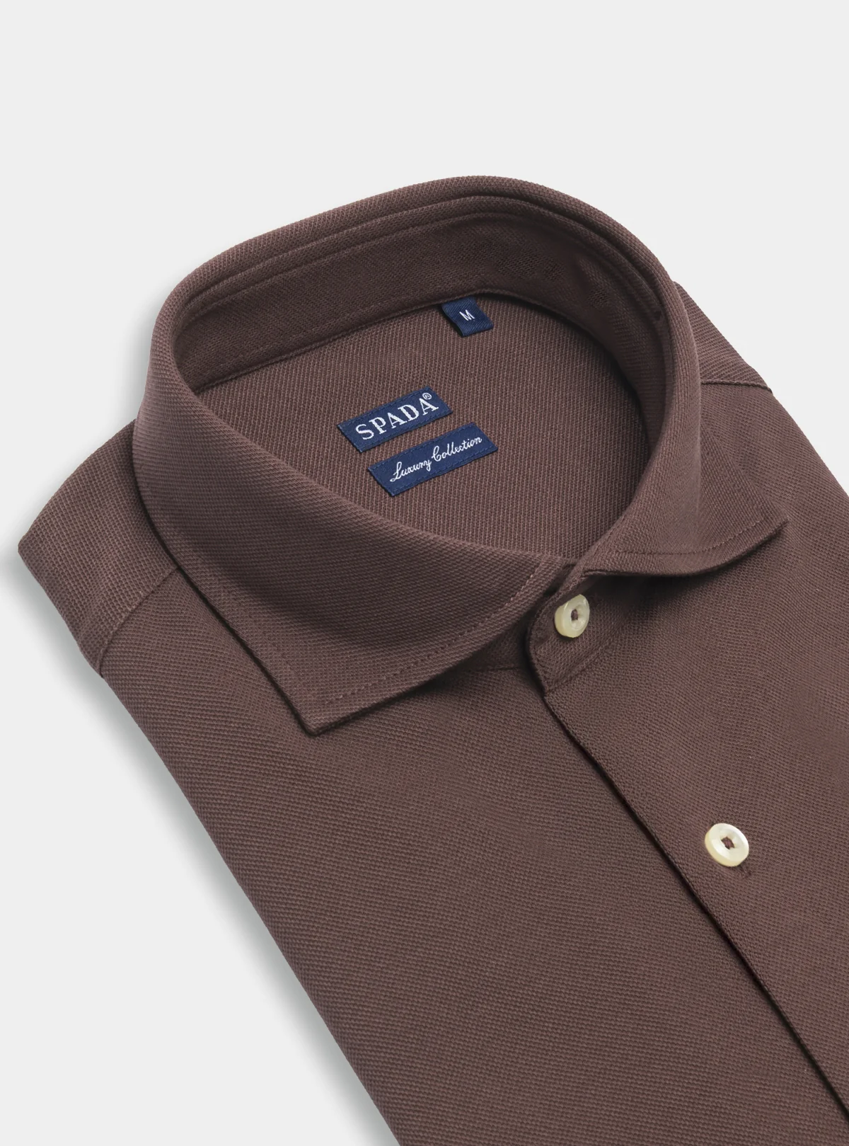 Polo camicia in cotone piquet. - Image 5