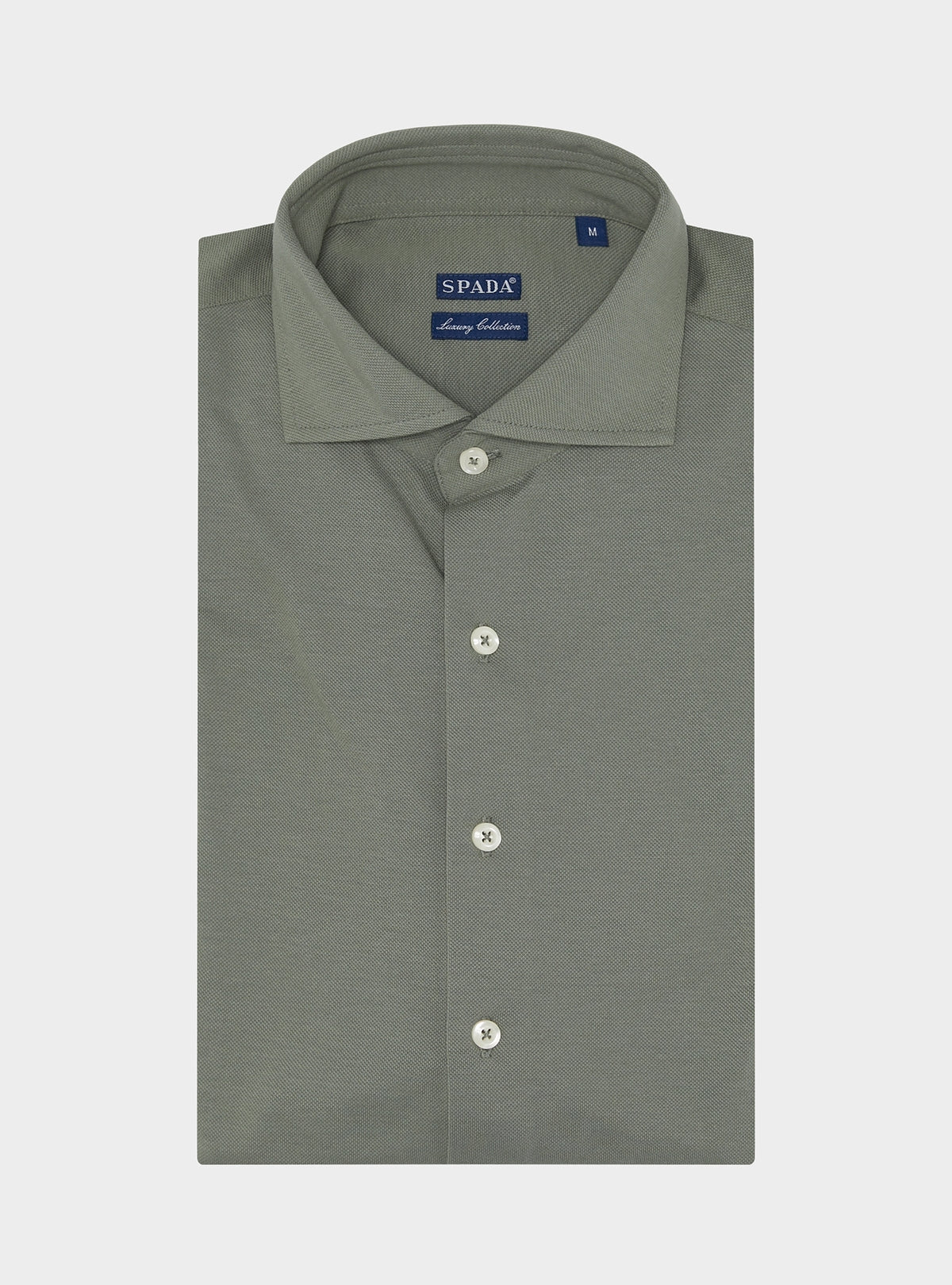 Polo camicia in cotone piquet. - Image 3
