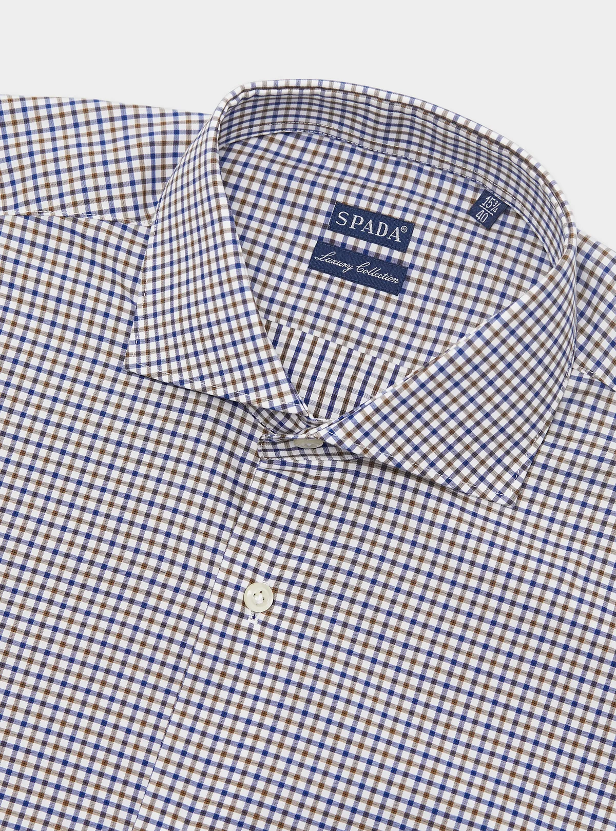 Camicia in cotone a quadretti - Image 2
