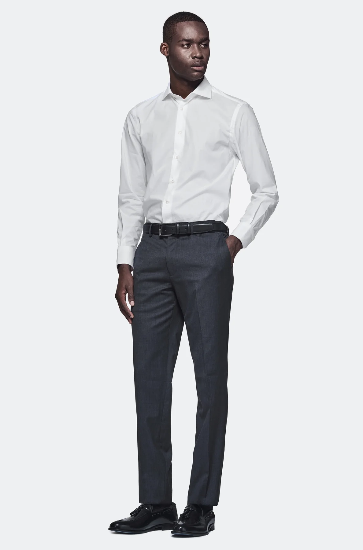 Pantalone in misto lana elastico - Image 4