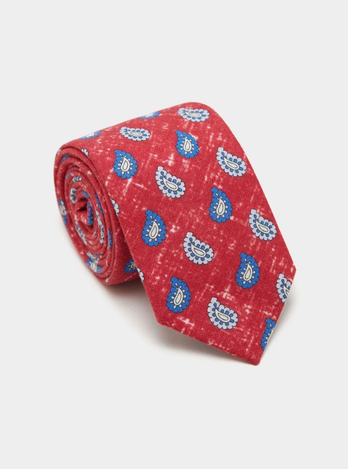 Cravatta in lino e cotone