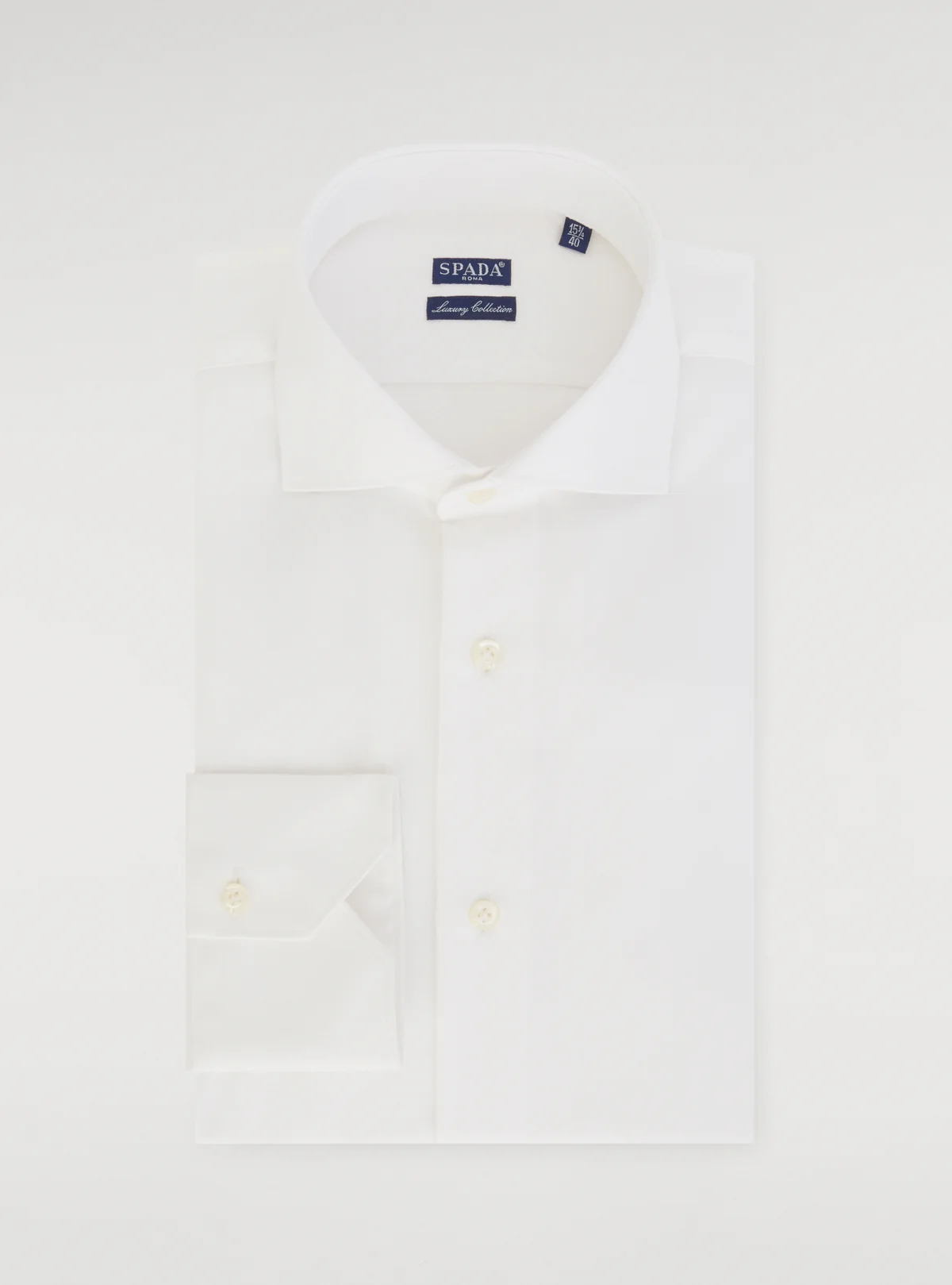 Camicia Oxford collo francese in cotone.