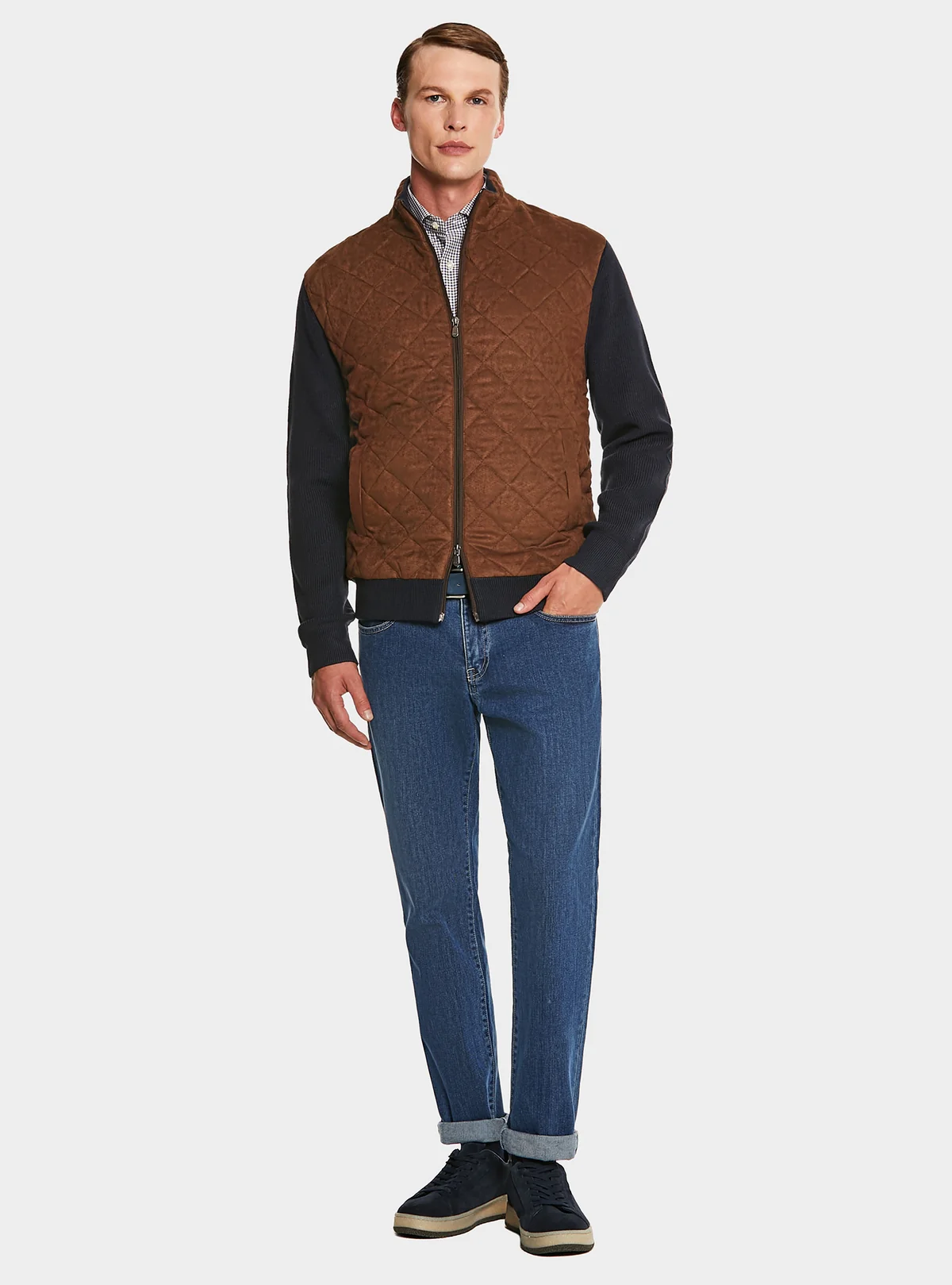 Jeans denim 5 tasche in cotone stretch - Image 5