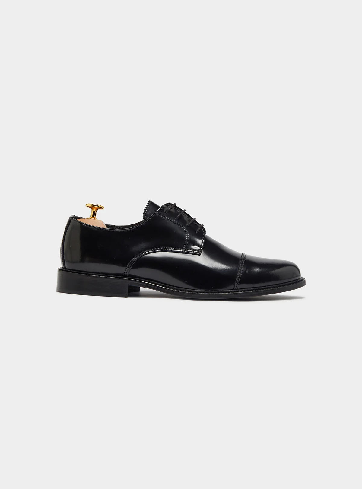 Scarpa derby con puntale 100% pelle - Image 4