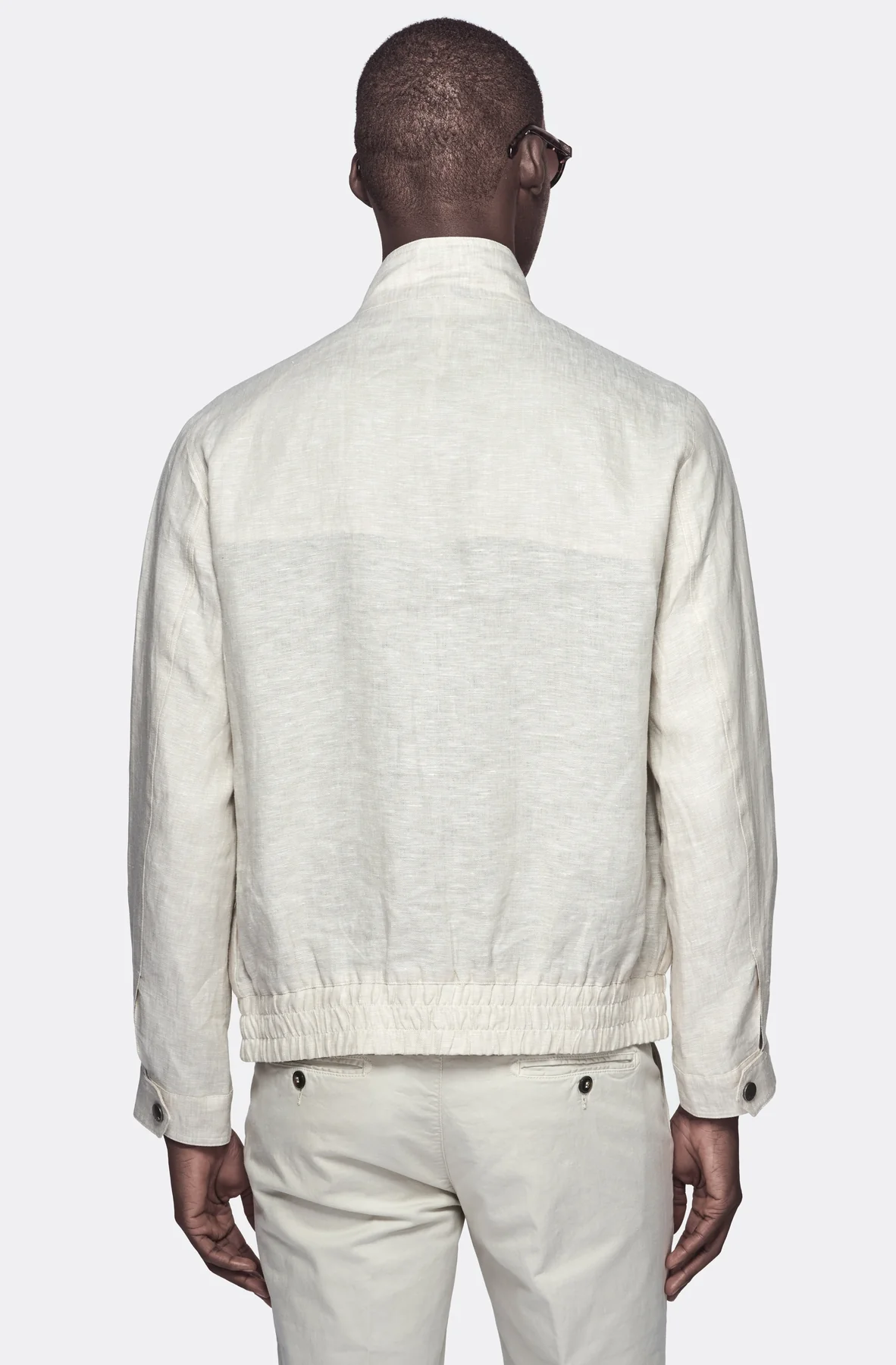 Bomber in puro lino - Image 3
