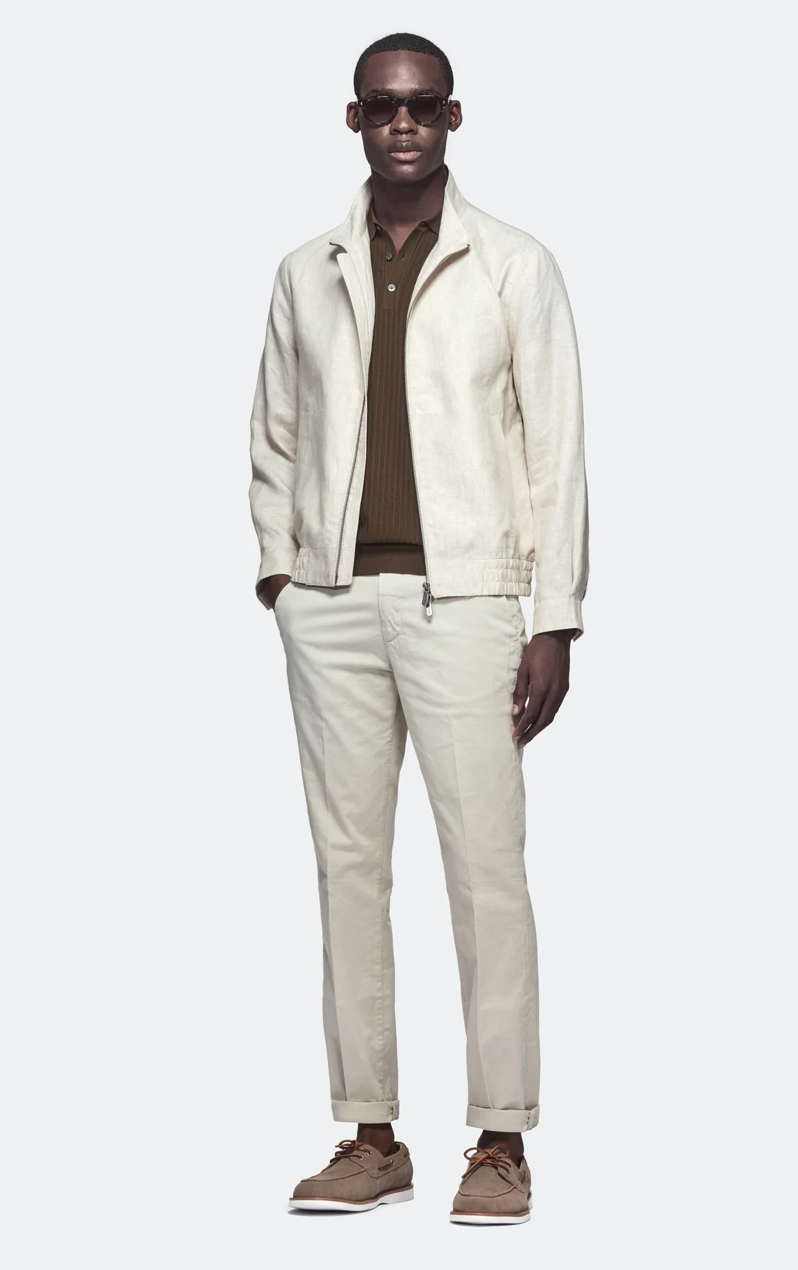 Bomber in puro lino - Image 5