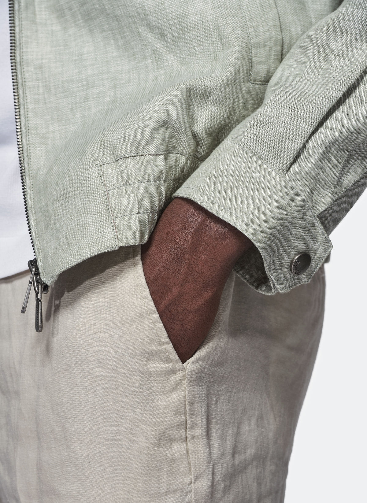 Bomber in puro lino - Image 3