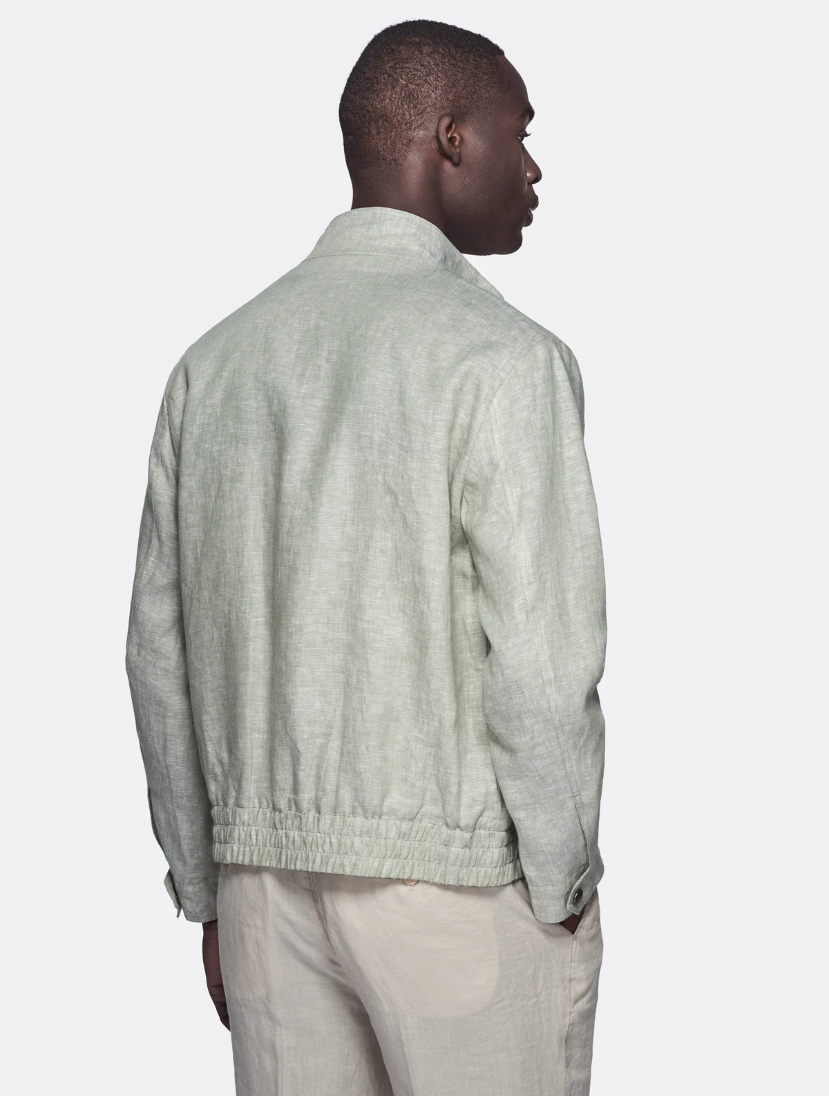 Bomber in puro lino - Image 4