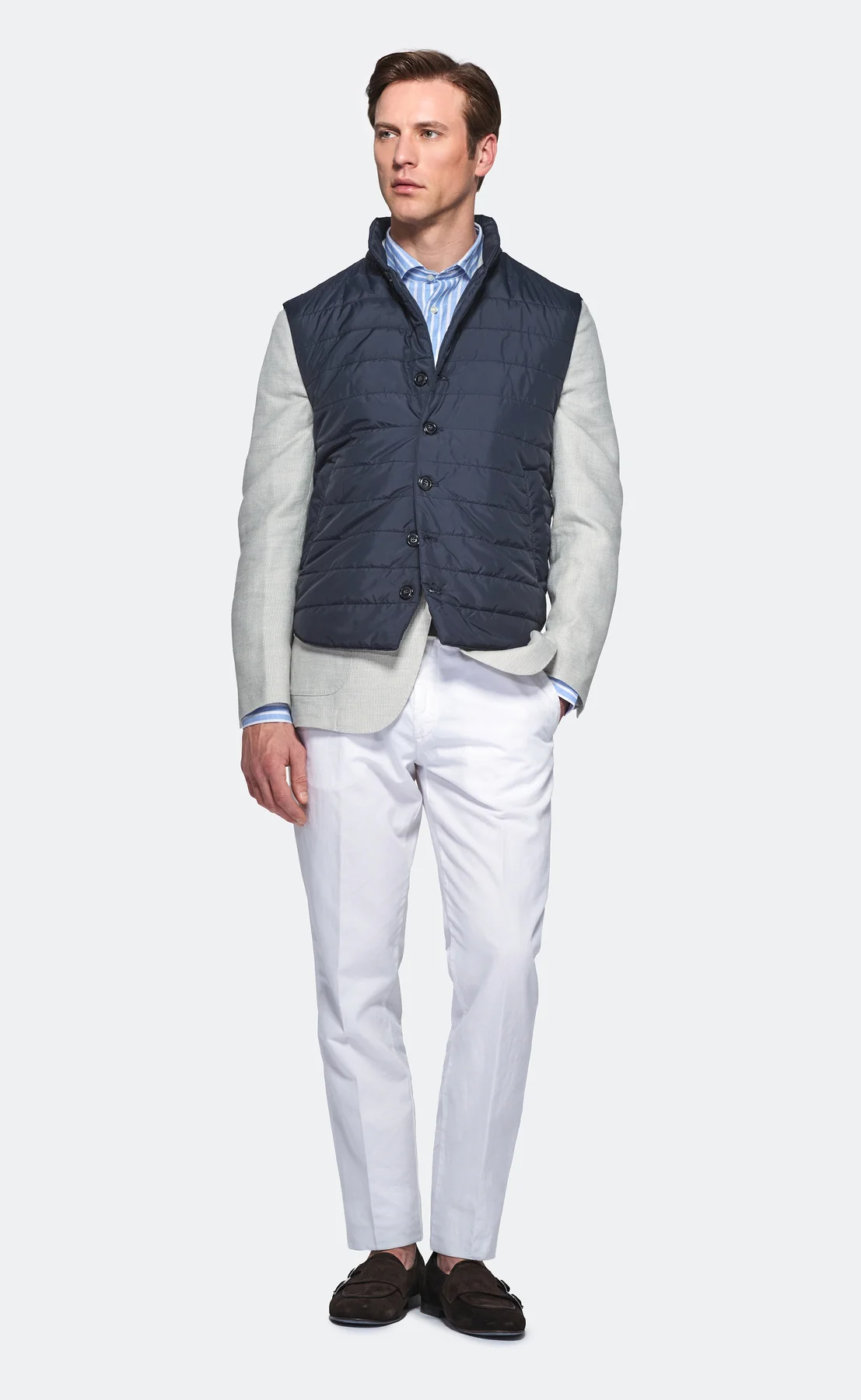 Gilet trapuntato in nylon - Image 4