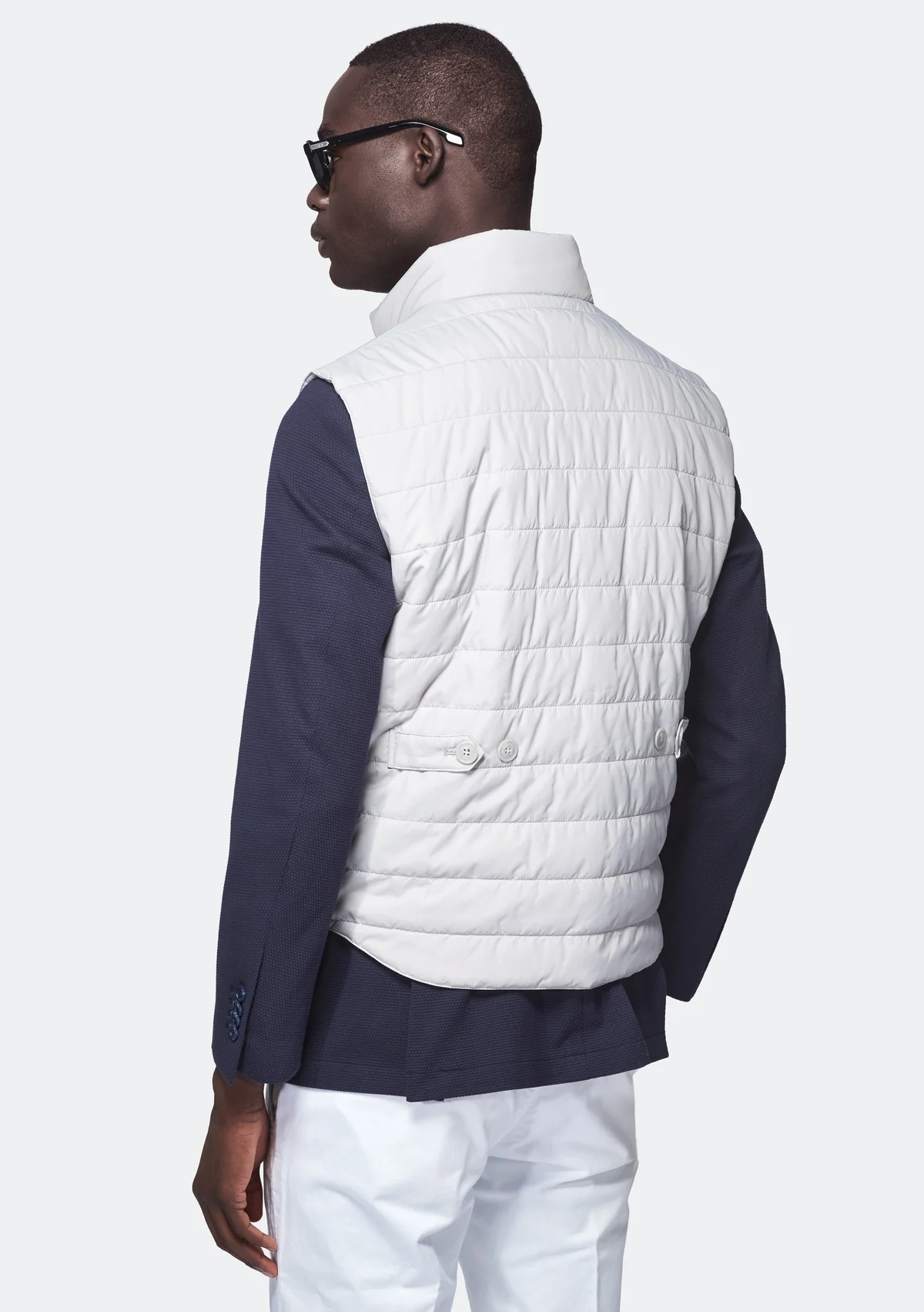 Gilet trapuntato in nylon - Image 3