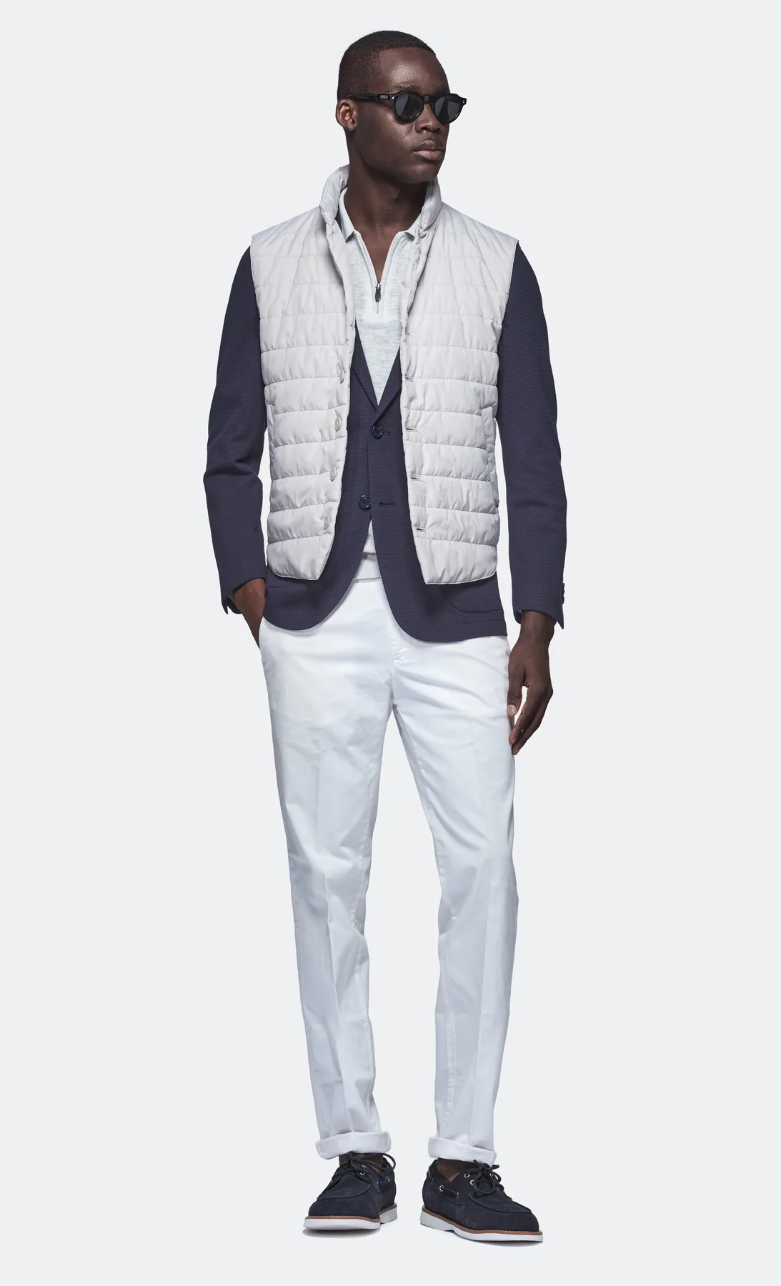 Gilet trapuntato in nylon - Image 4