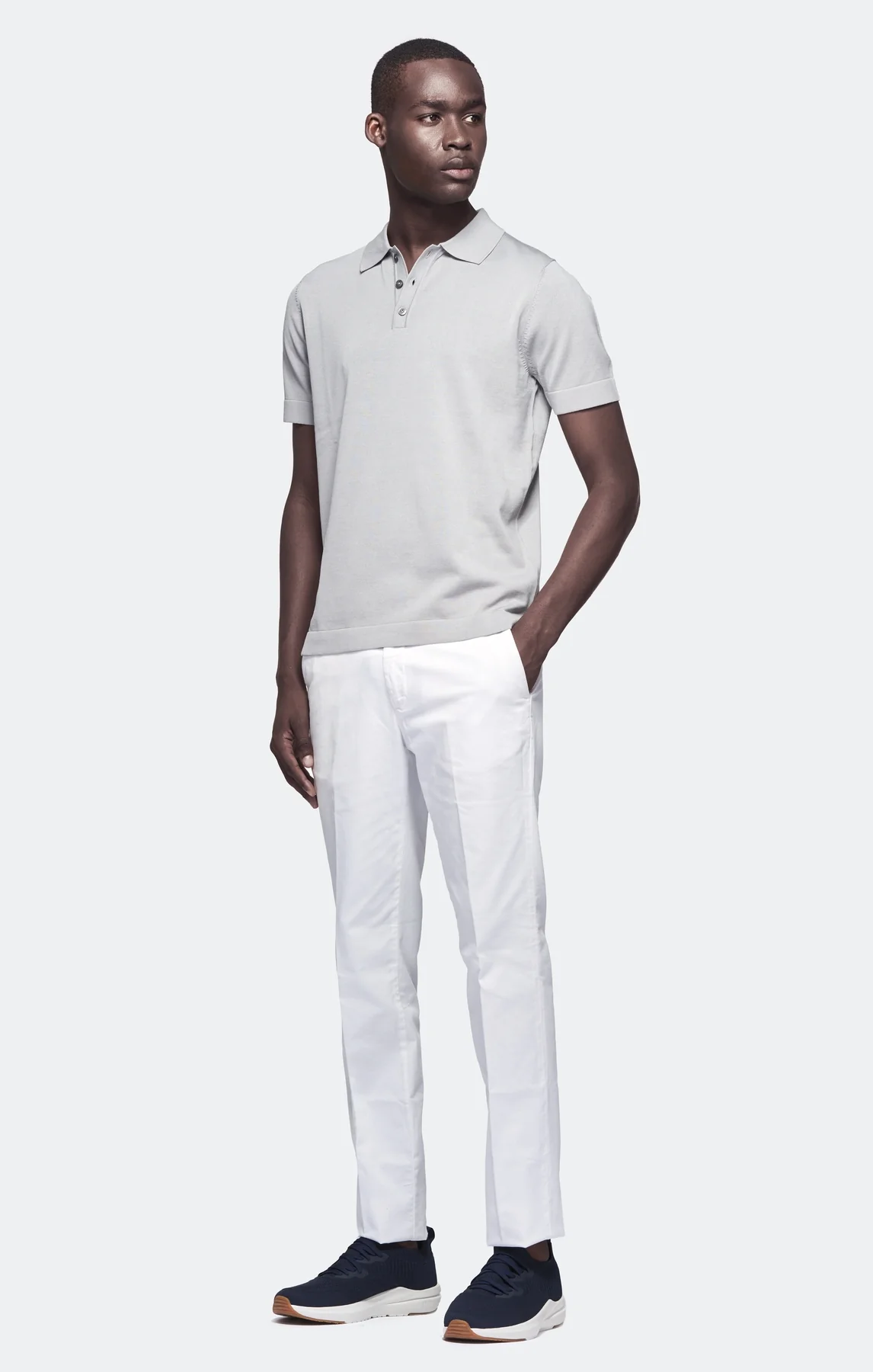 Polo in cotone e seta - Image 3