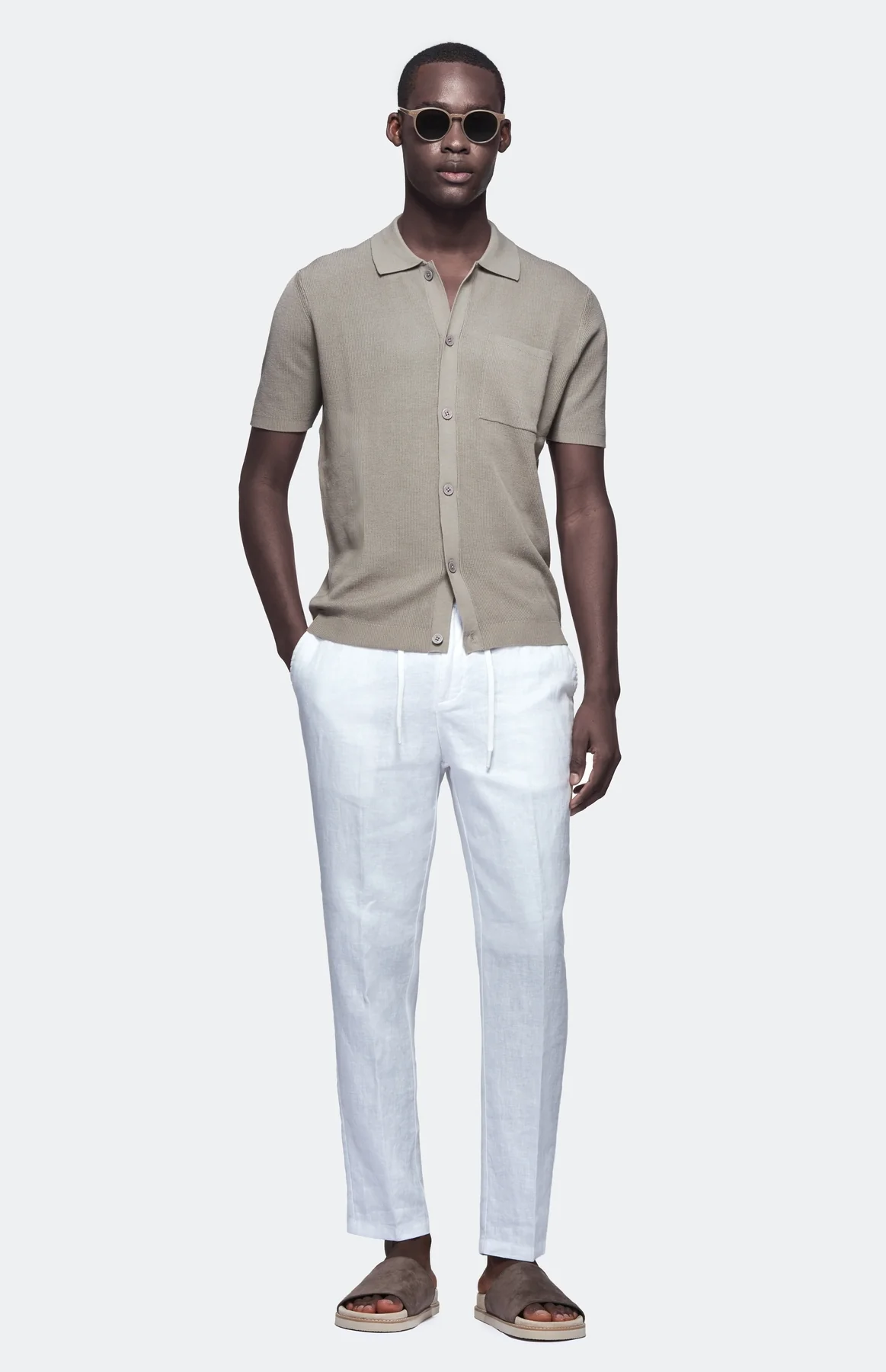 Polo camicia mezza manica 100% cotone