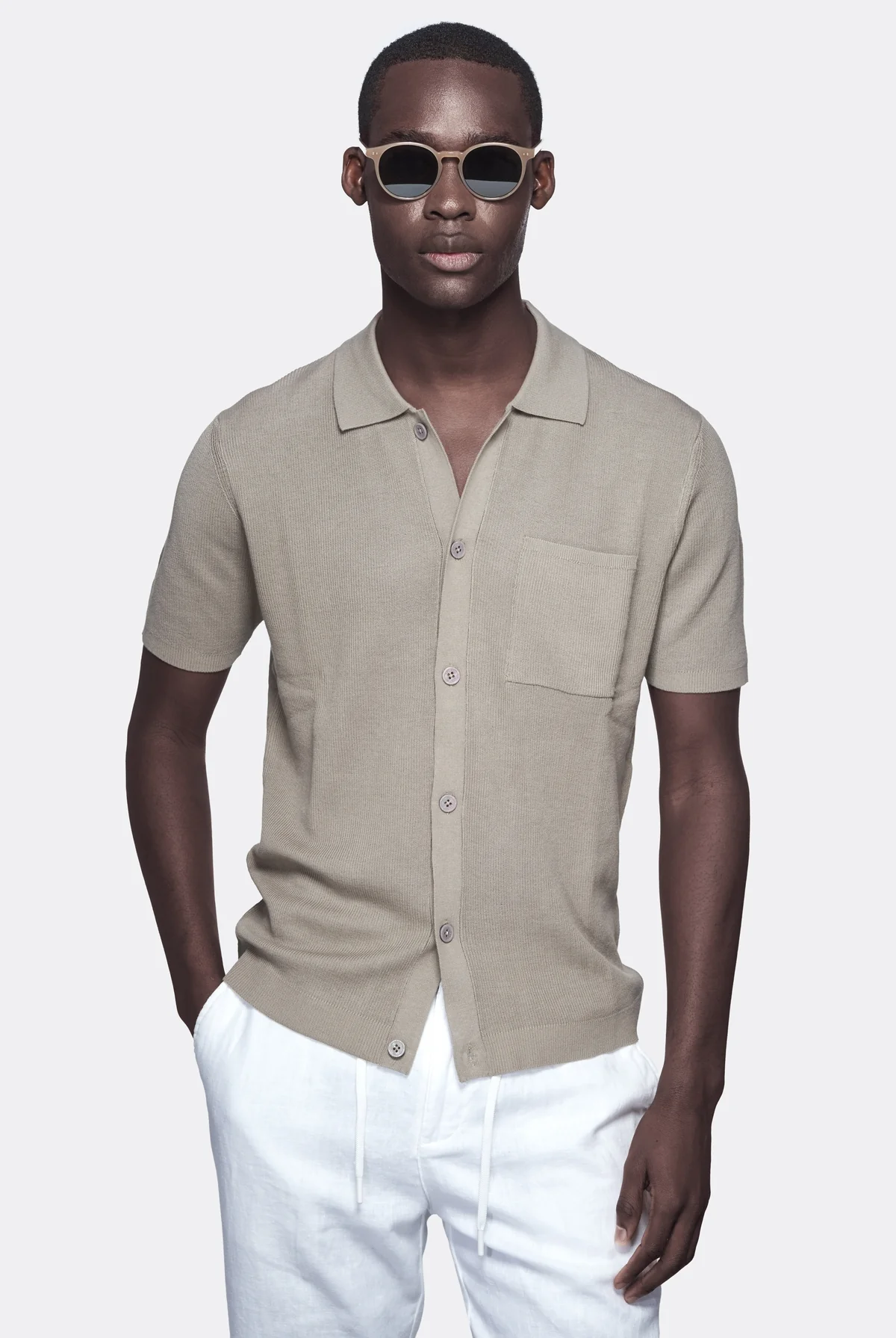 Polo camicia mezza manica 100% cotone - Image 2