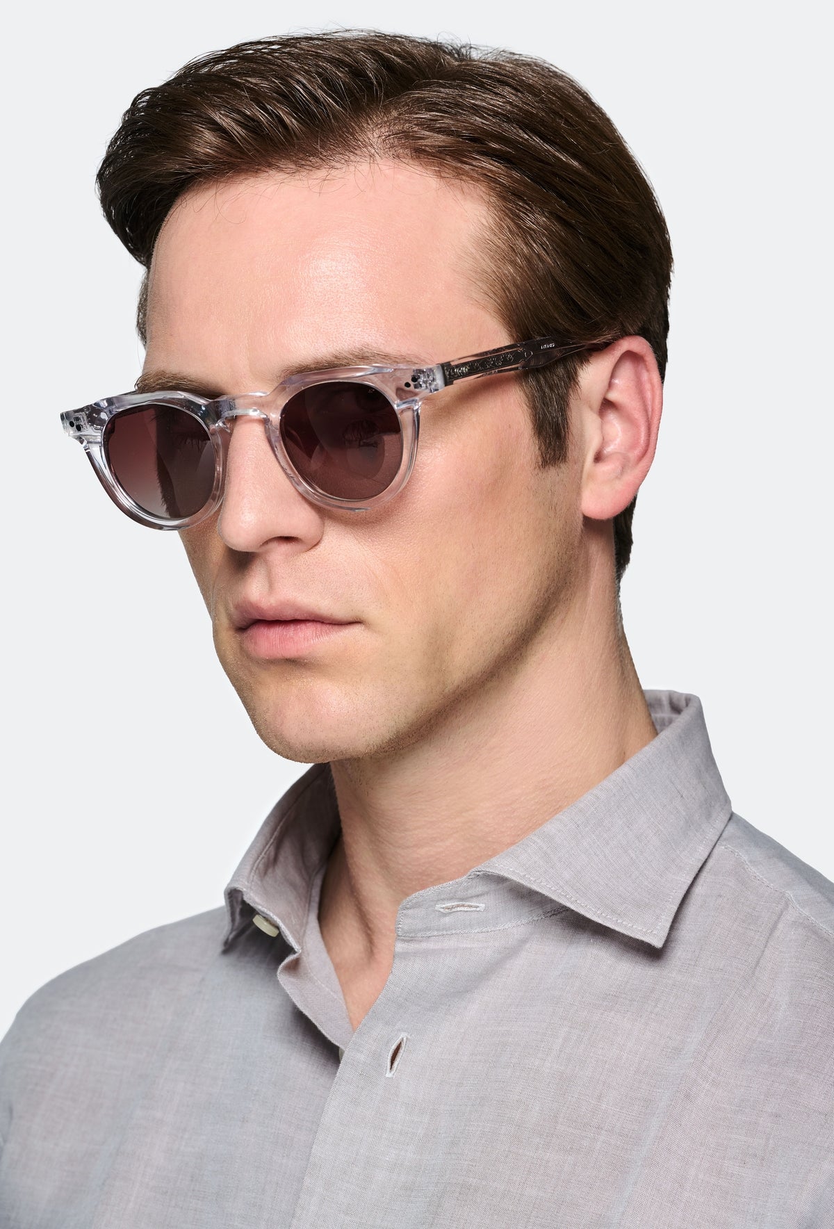 Camicia collo francese in lino e cotone - Image 3