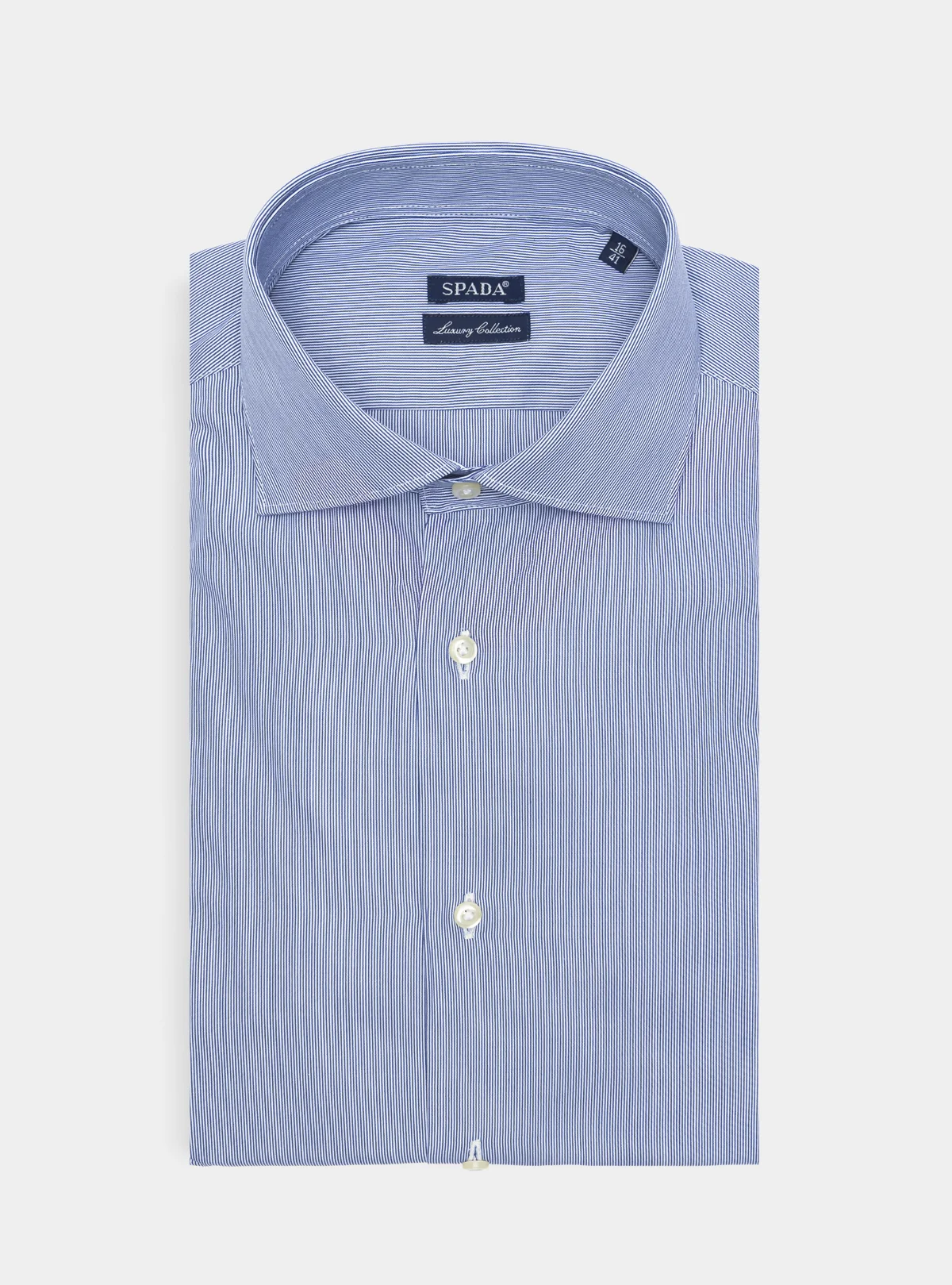 Camicia riga stretta in puro cotone