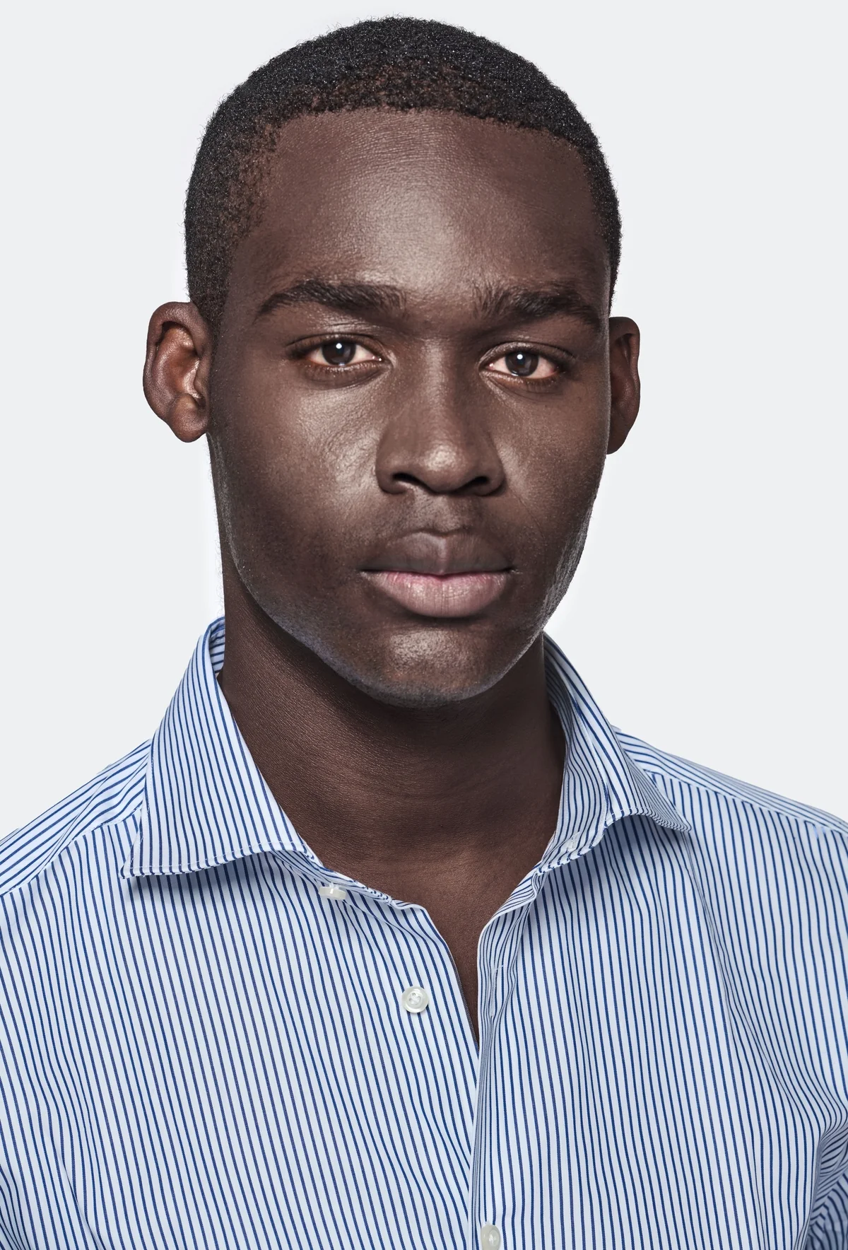 Camicia a righe sottili in puro cotone - Image 3