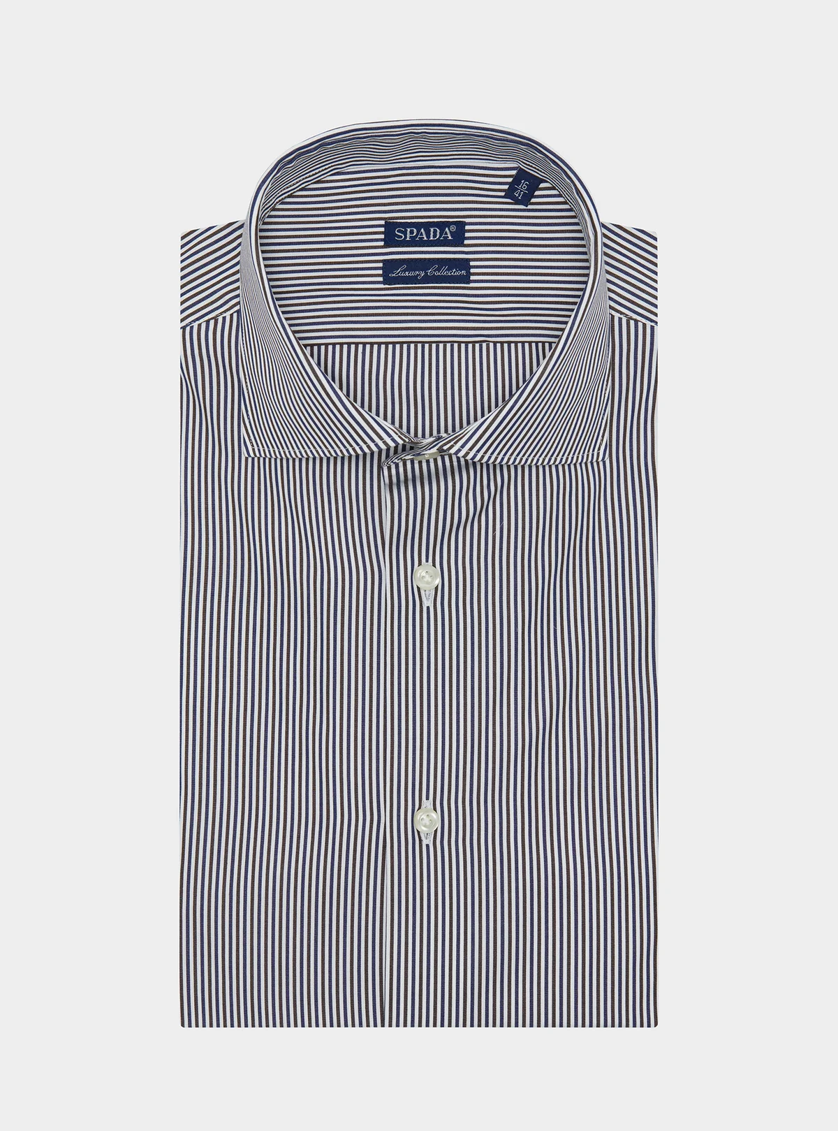 Camicia multiriga in puro cotone