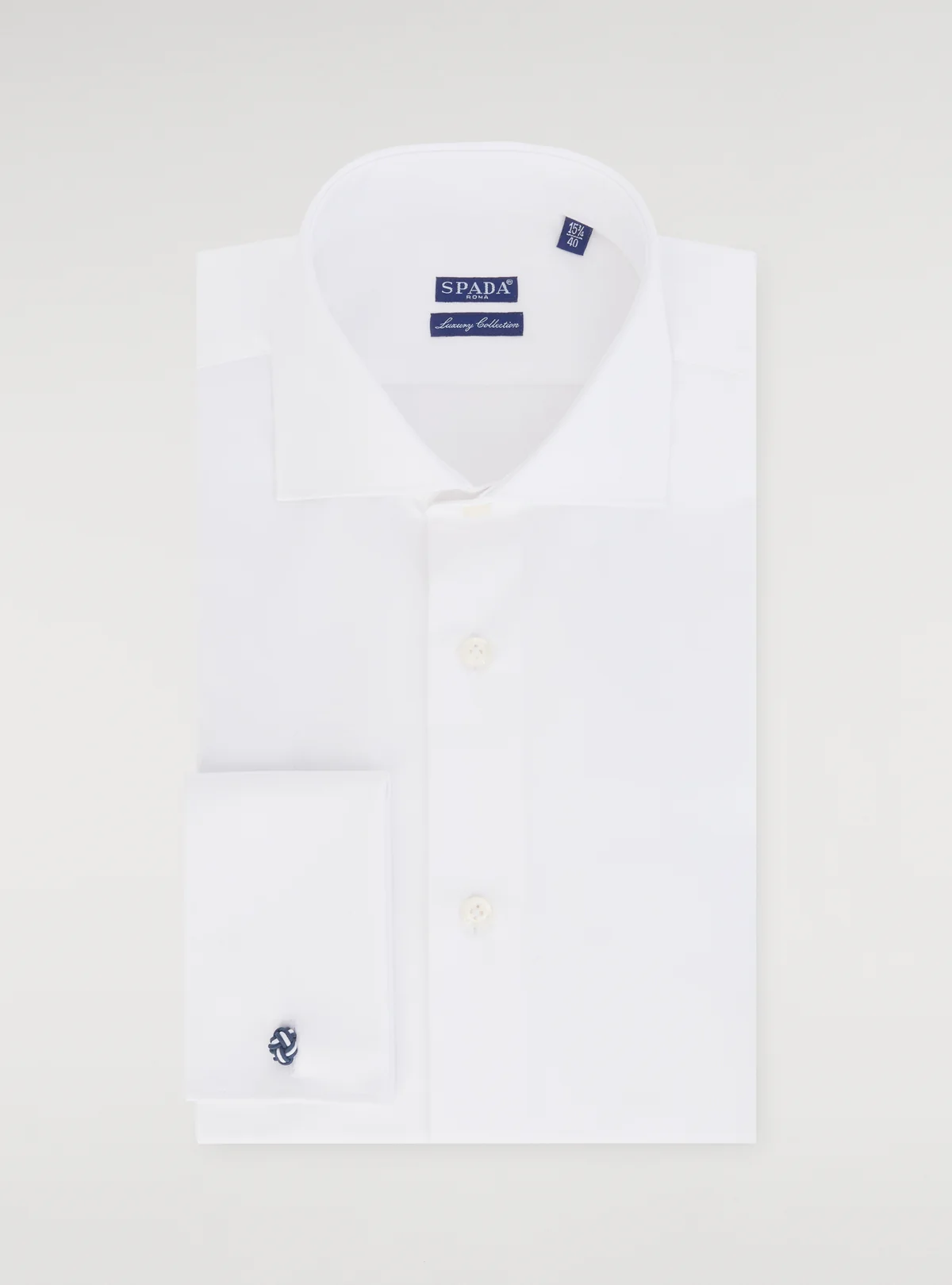 Camicia in puro cotone polso gemelli - Image 3