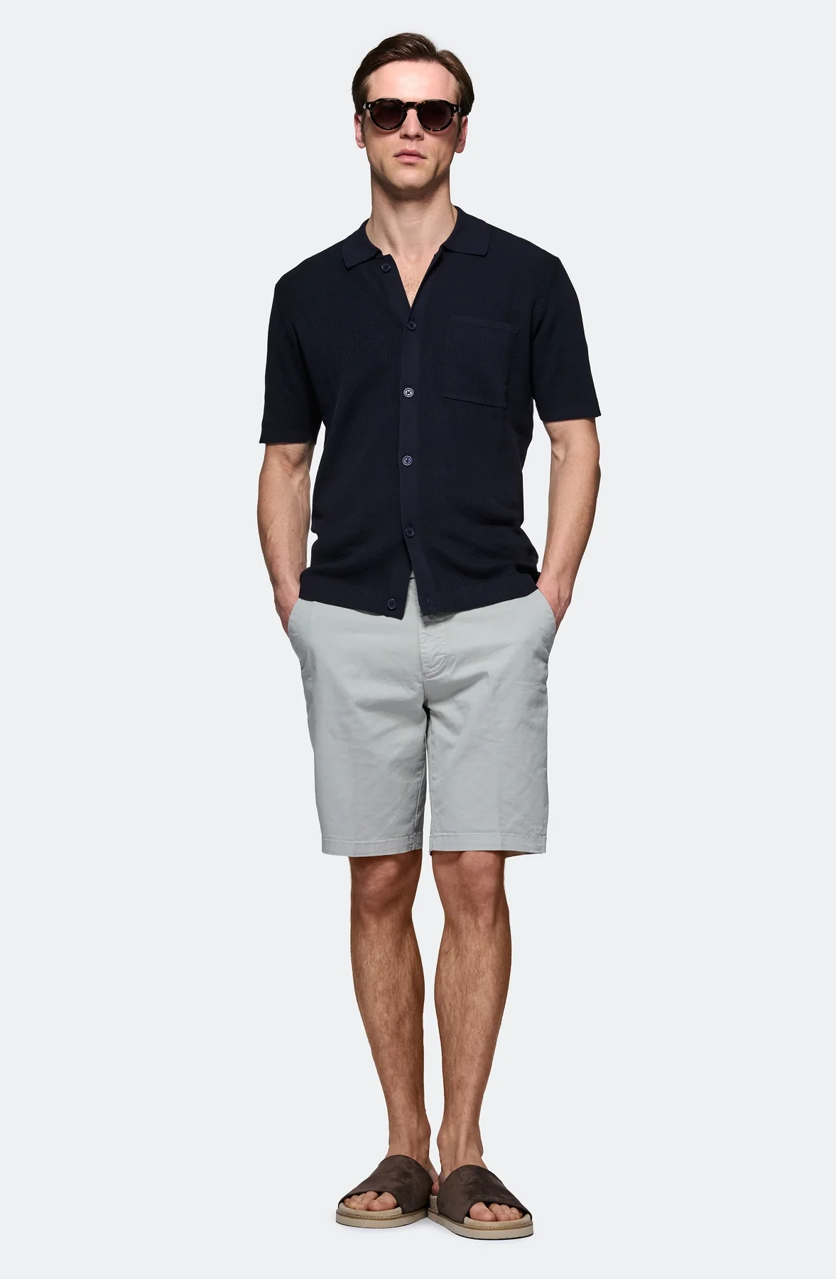 Bermuda in cotone gabardine - Image 4