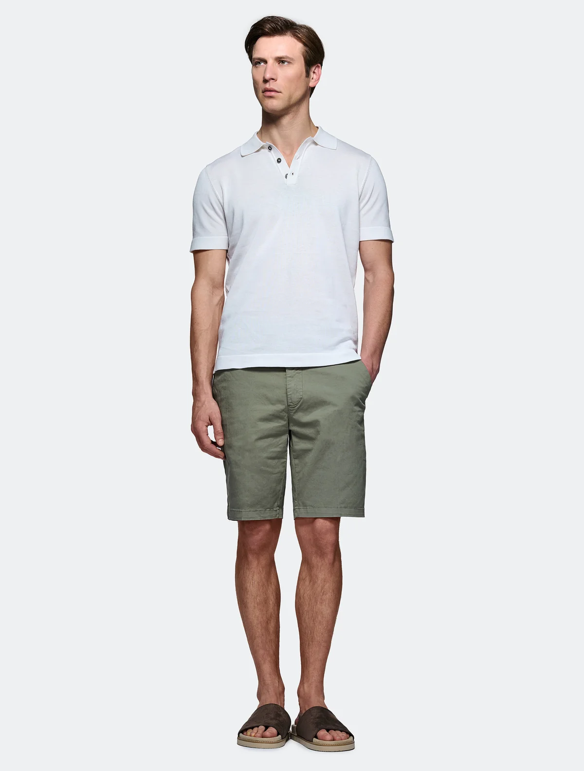 Bermuda in cotone gabardine - Image 4
