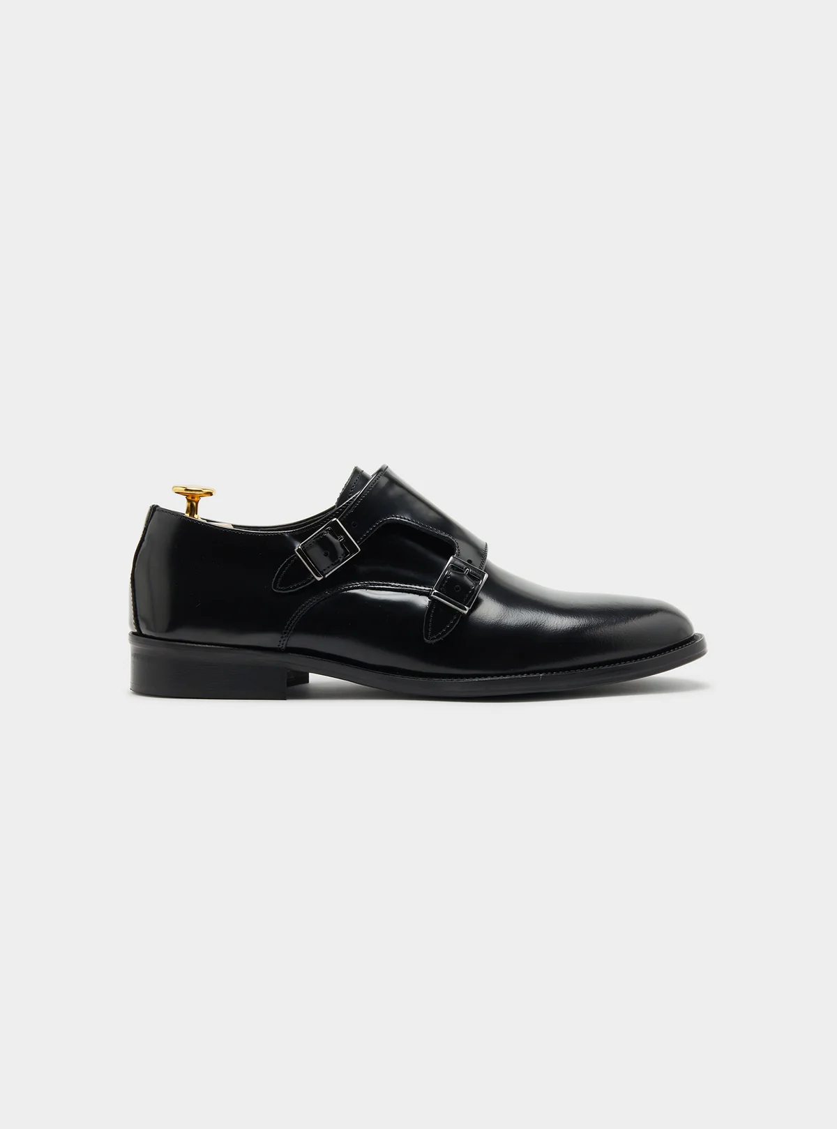 Scarpa doppia fibbia in 100% pelle